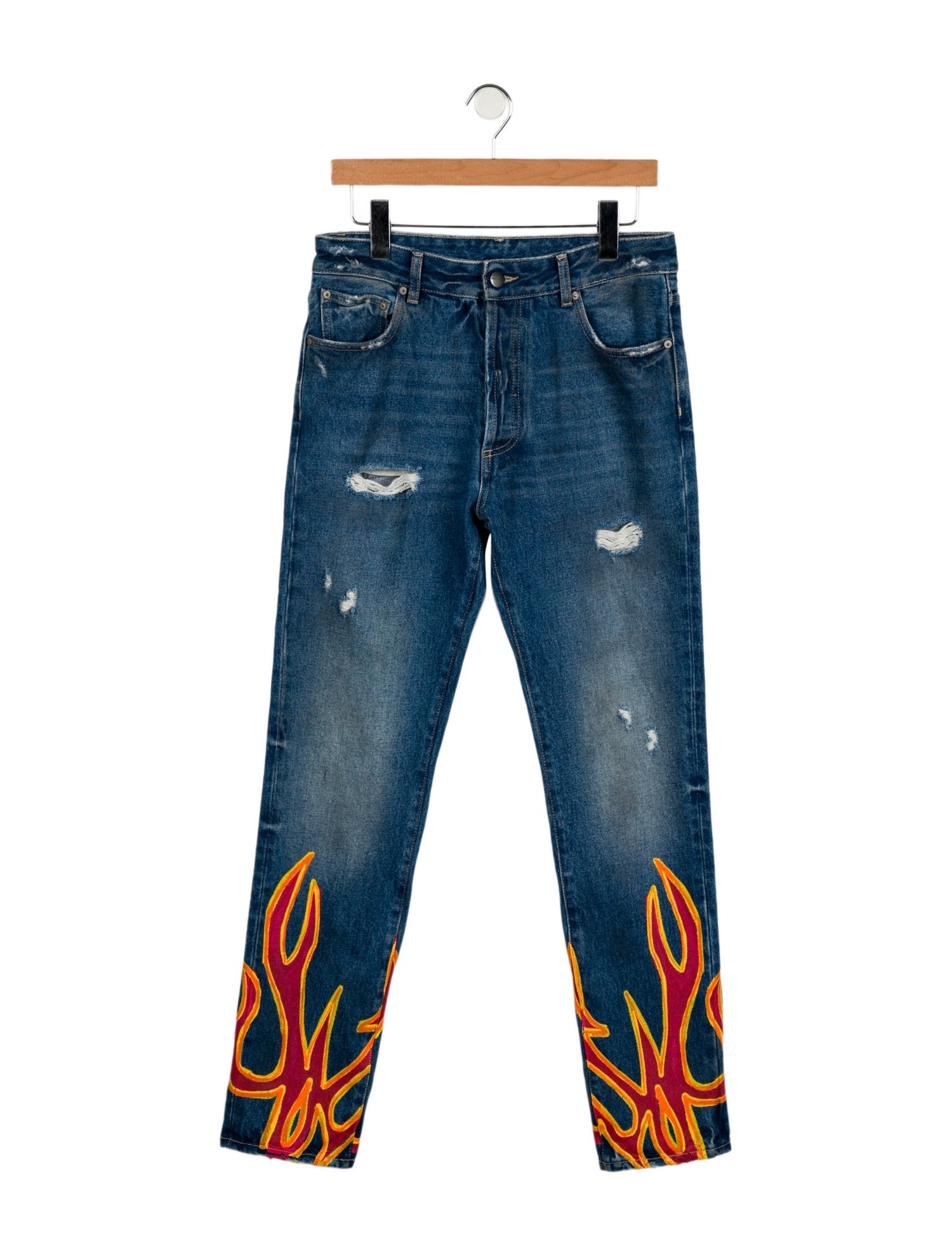 Palm Angels Straight-Leg Jeans