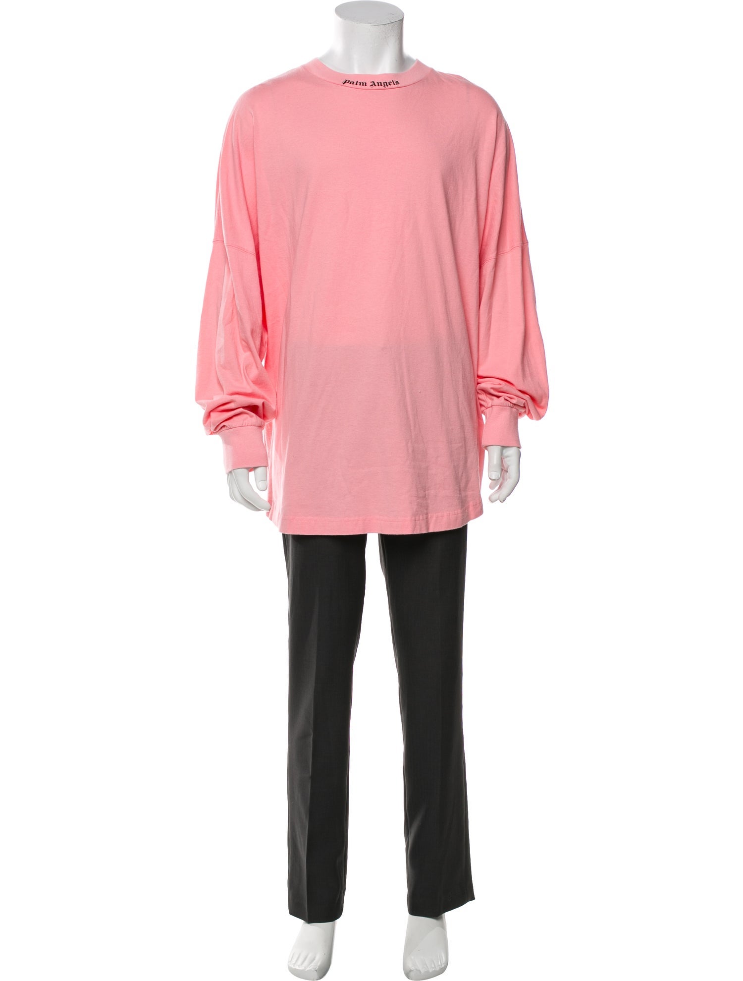 Palm Angels Crew Neck Long Sleeve Henley