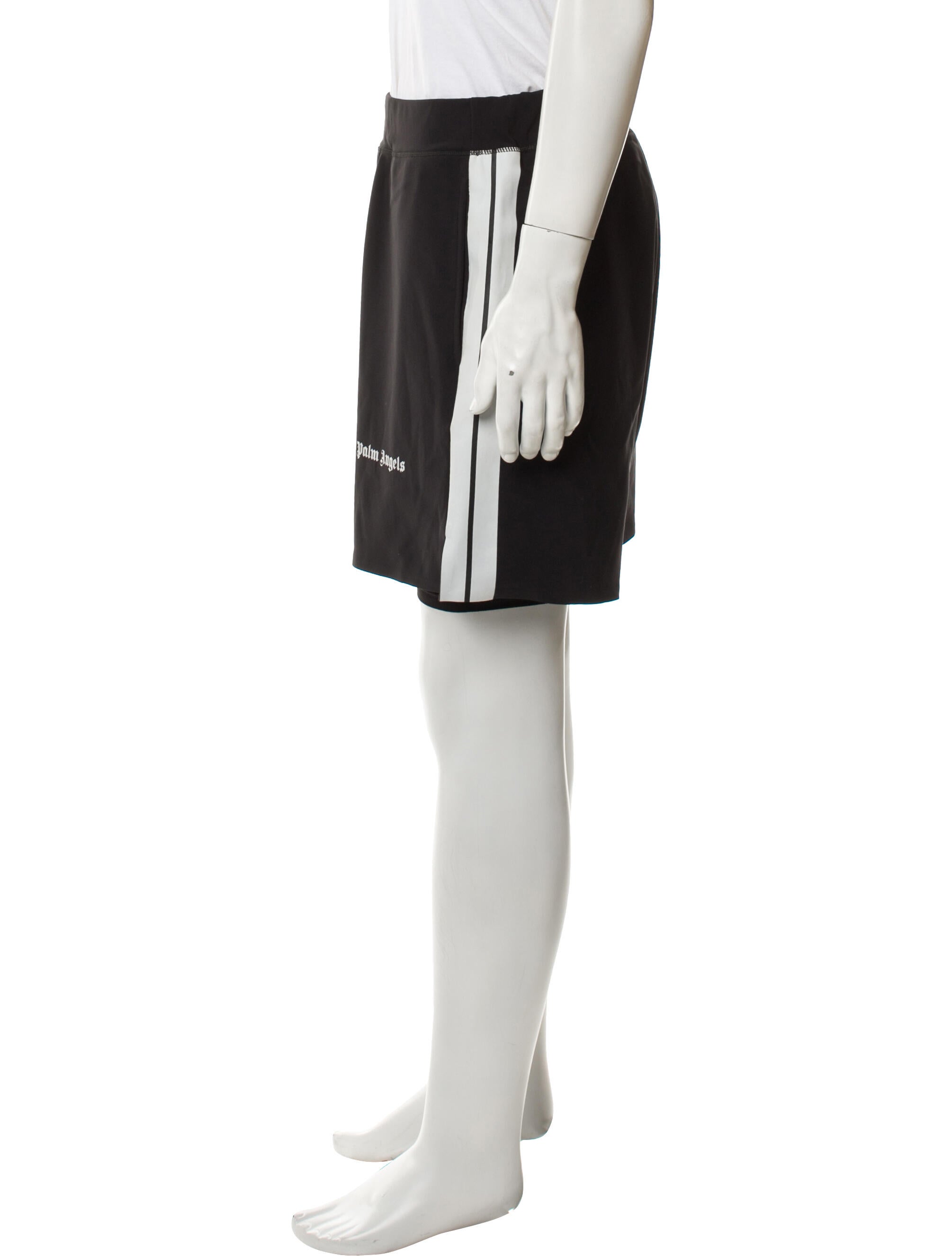 Palm Angels Graphic Print Jogger Shorts