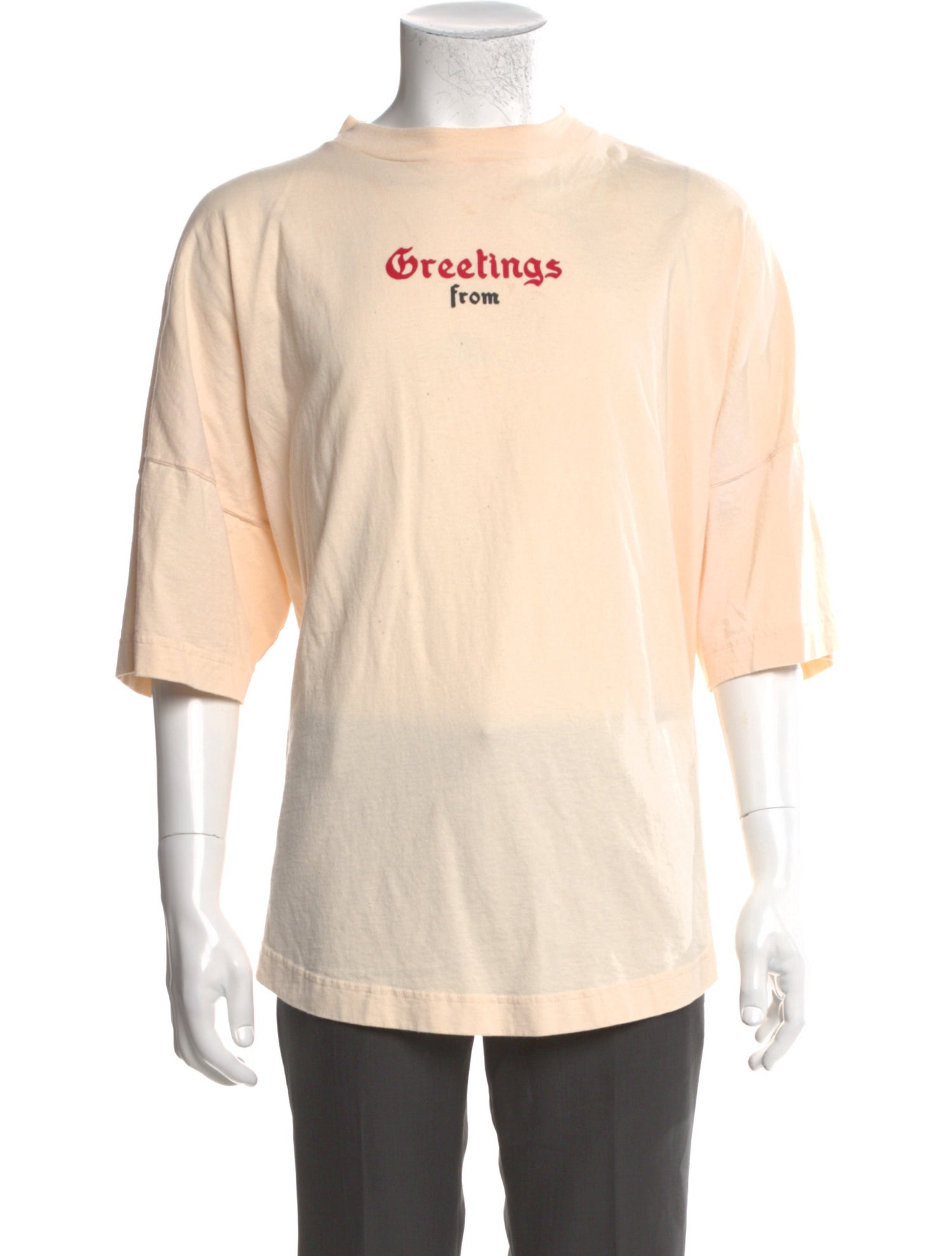 Palm Angels Graphic Print Crew Neck T-Shirt