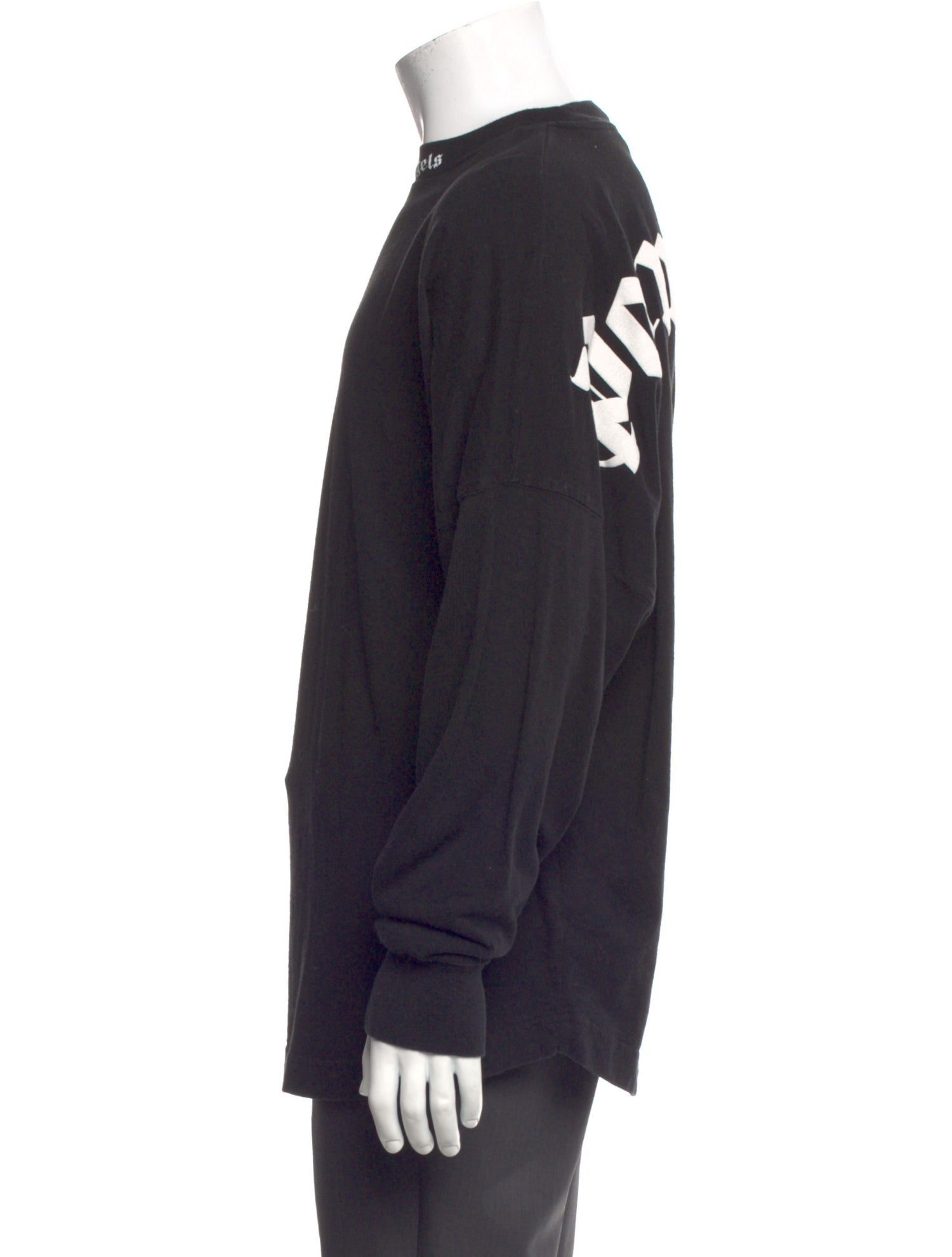 Palm Angels Logo Graphic Print Henley