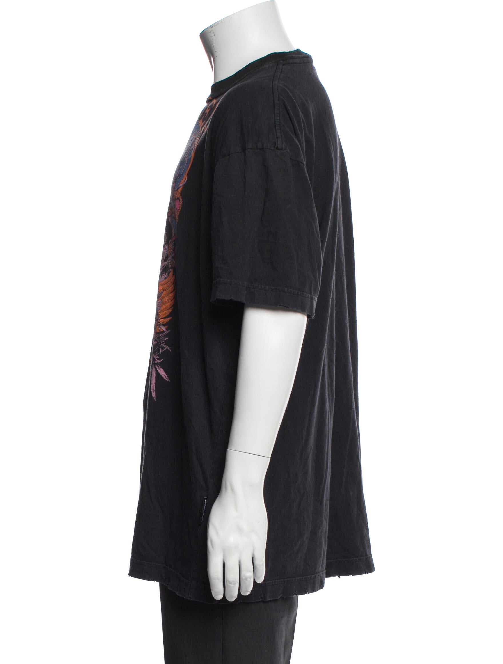 Palm Angels Graphic Print Crew Neck T-Shirt