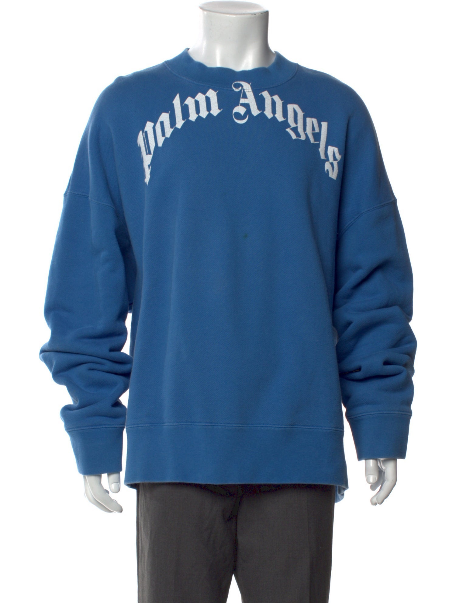 Palm Angels Graphic Print Crew Neck Sweatshirt