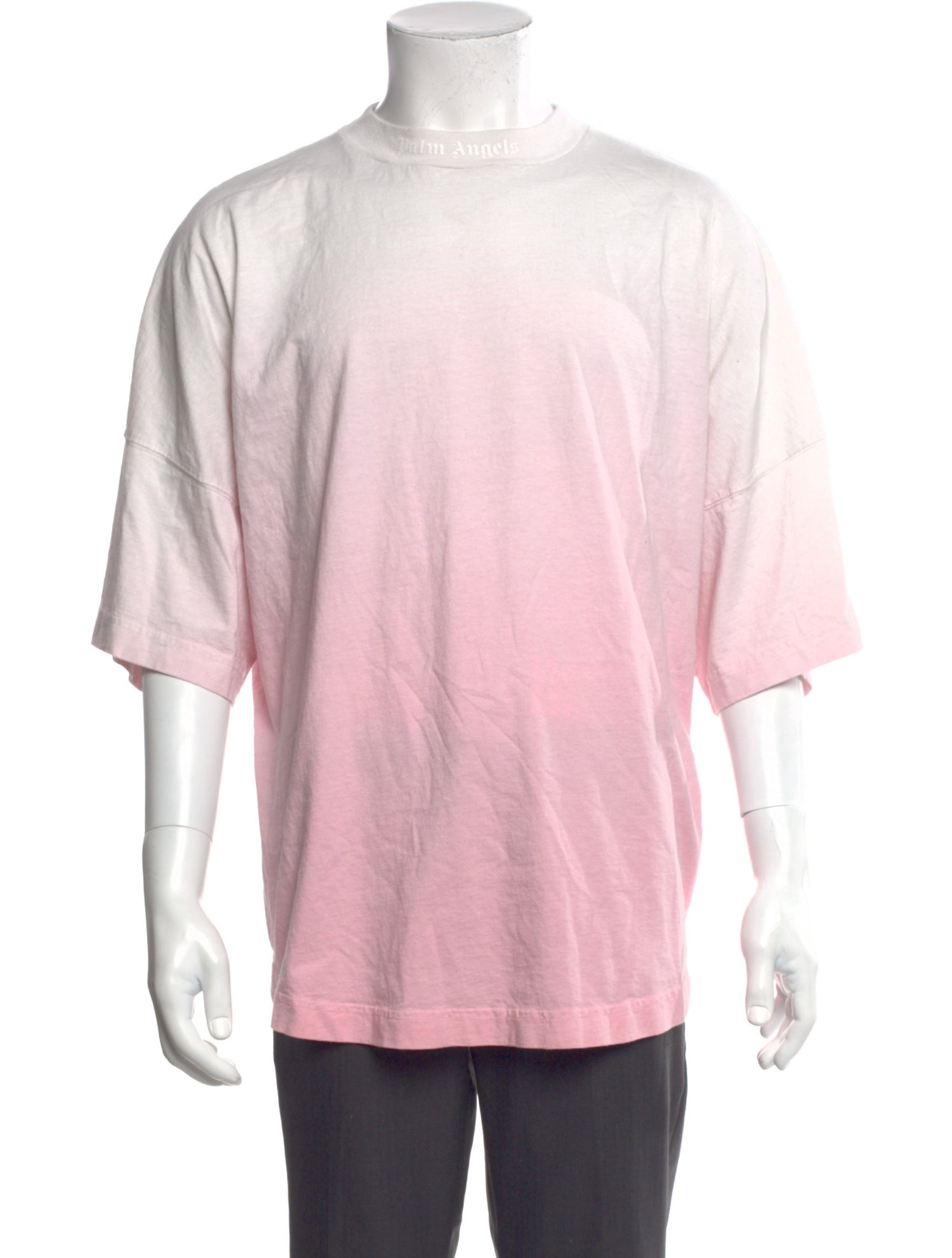 Palm Angels Tie-Dye Print Crew Neck T-Shirt