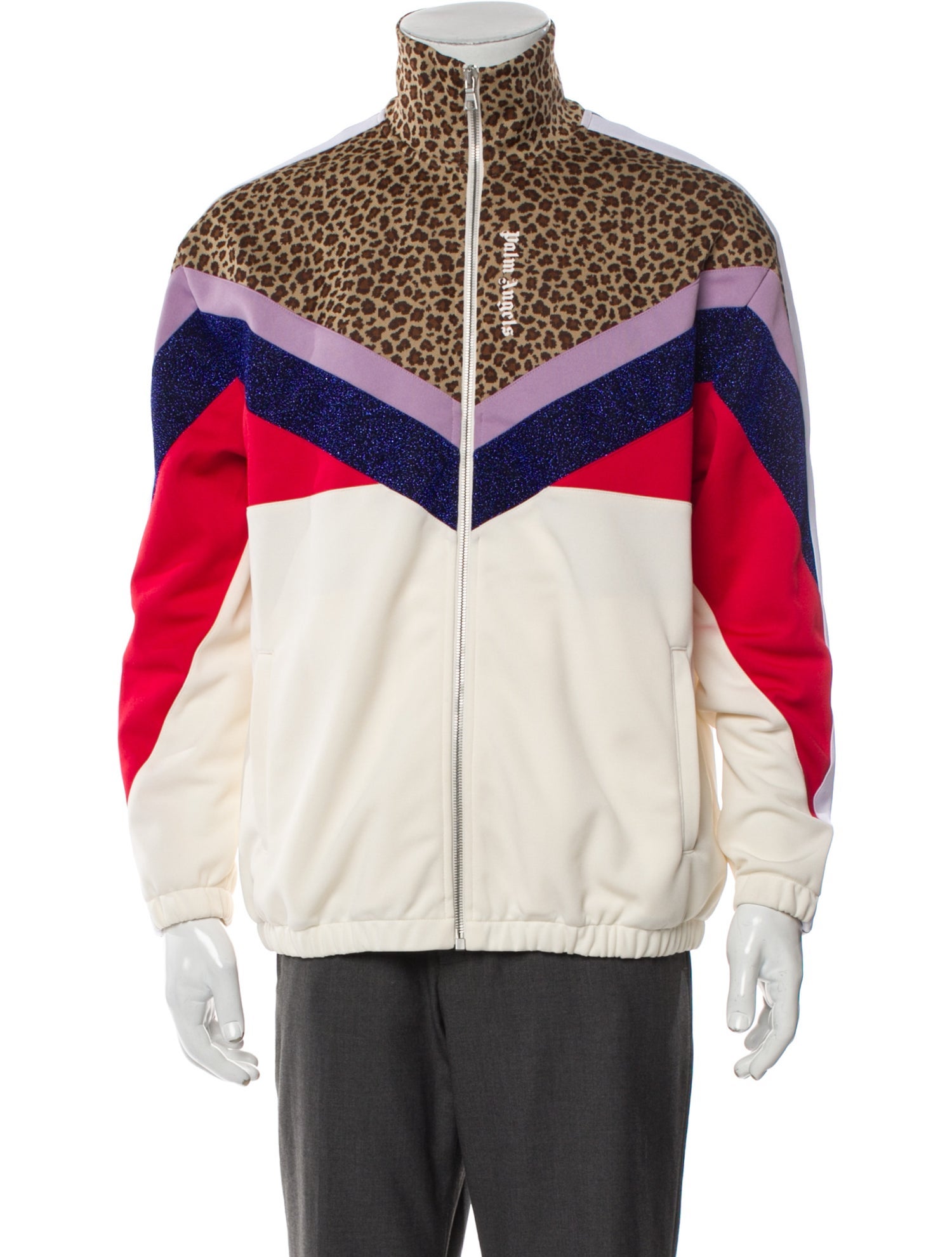 Palm Angels Colorblock Pattern Jacket