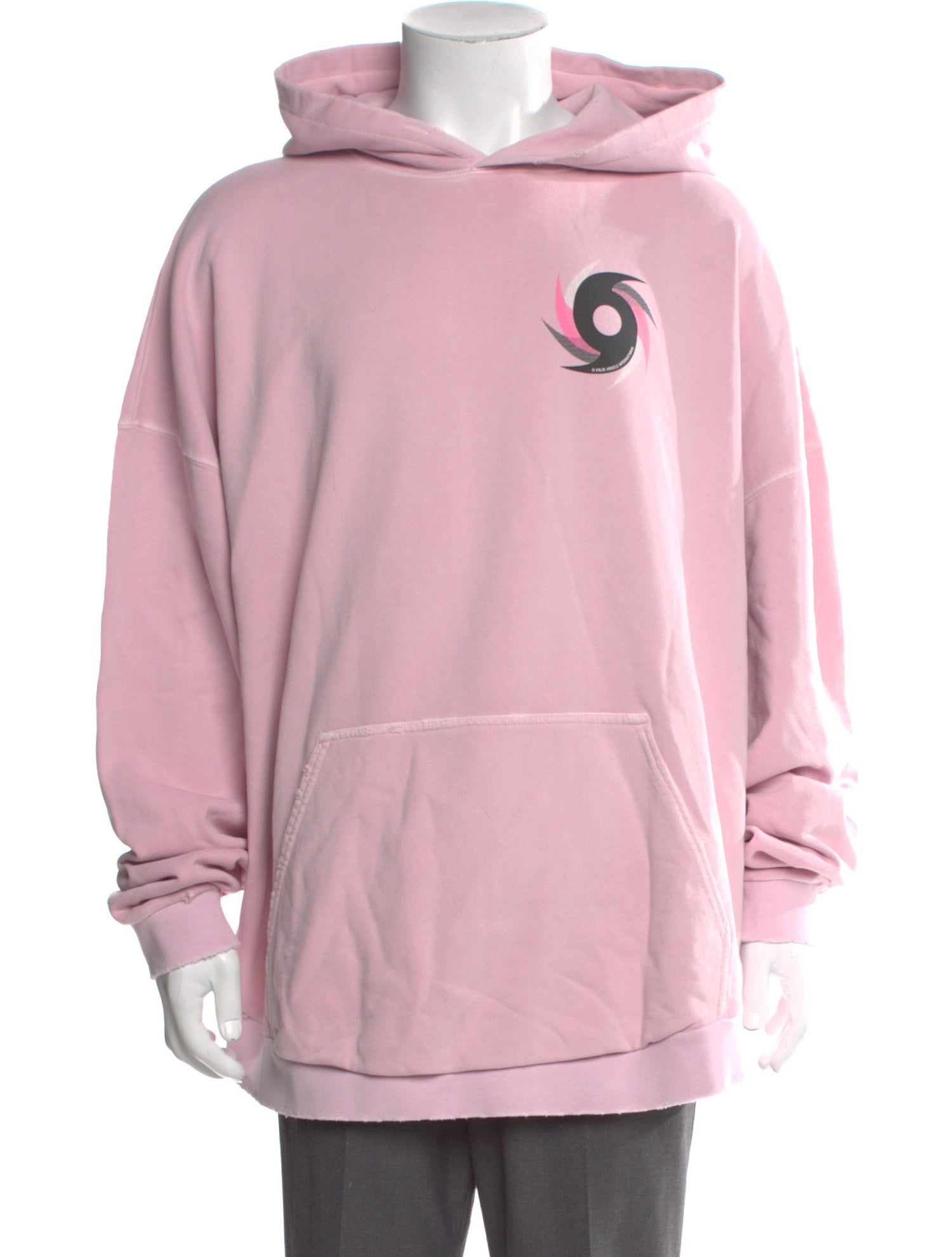 Palm Angels Graphic Print Crew Neck Hoodie