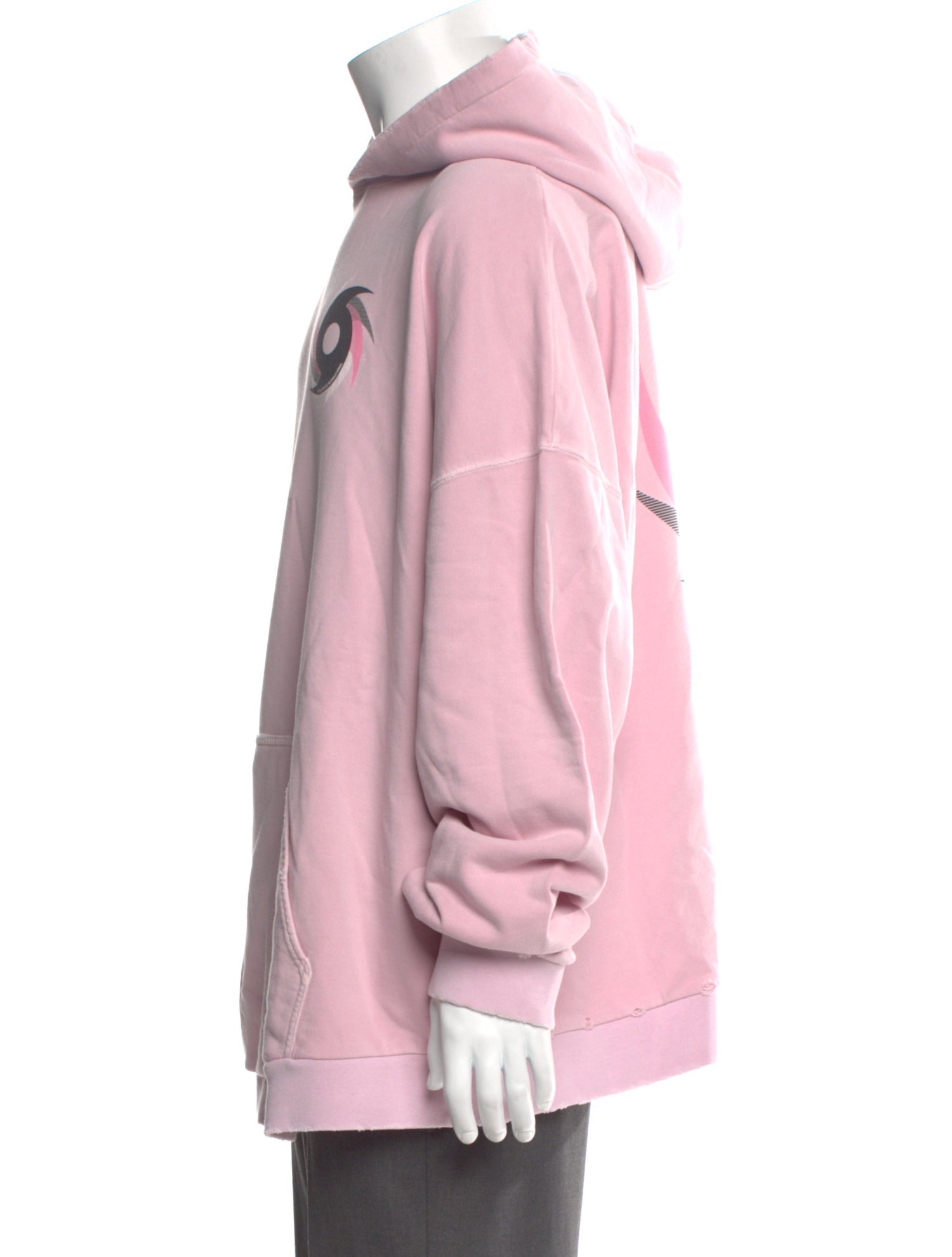 Palm Angels Graphic Print Crew Neck Hoodie