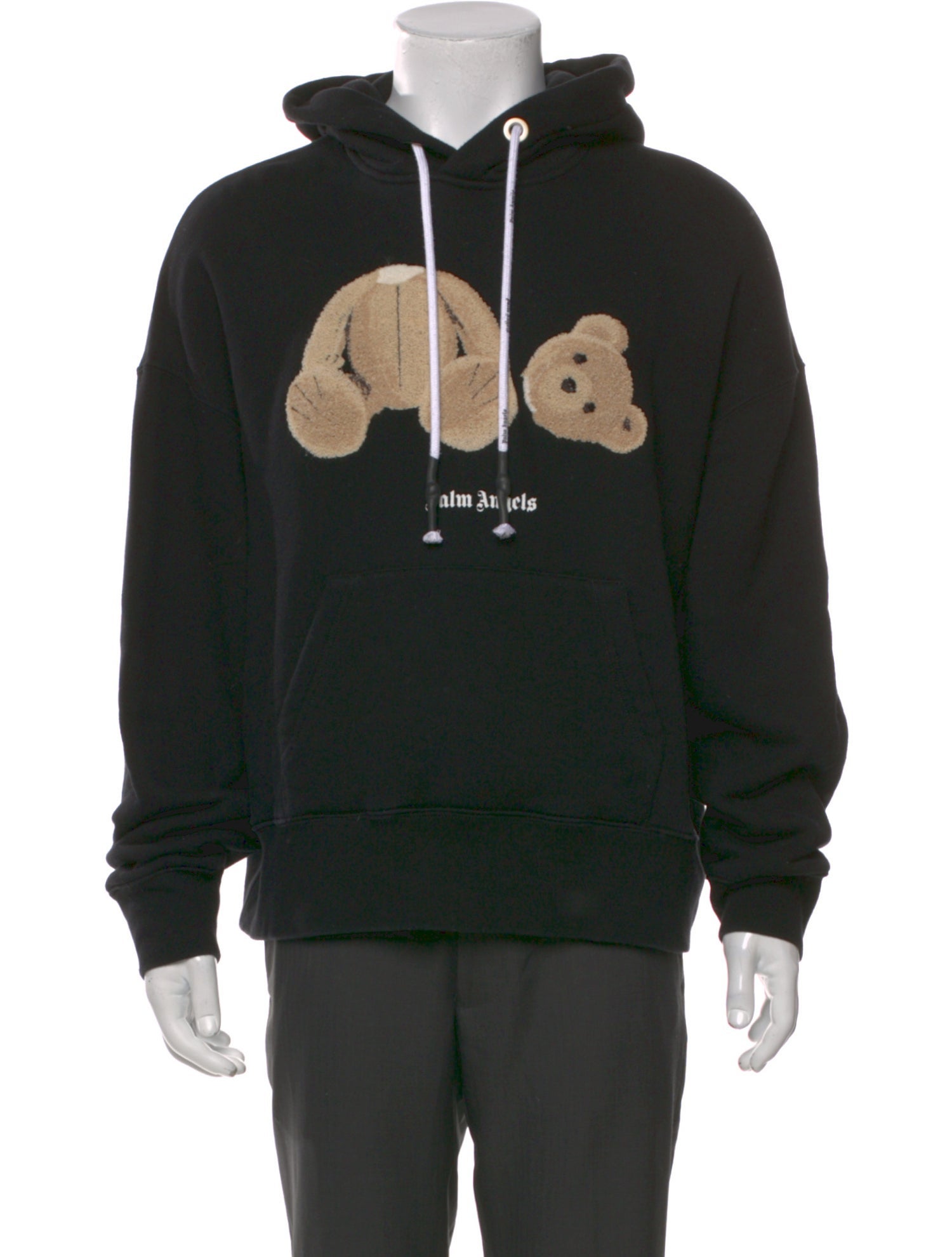 Palm Angels Graphic Print Crew Neck Hoodie