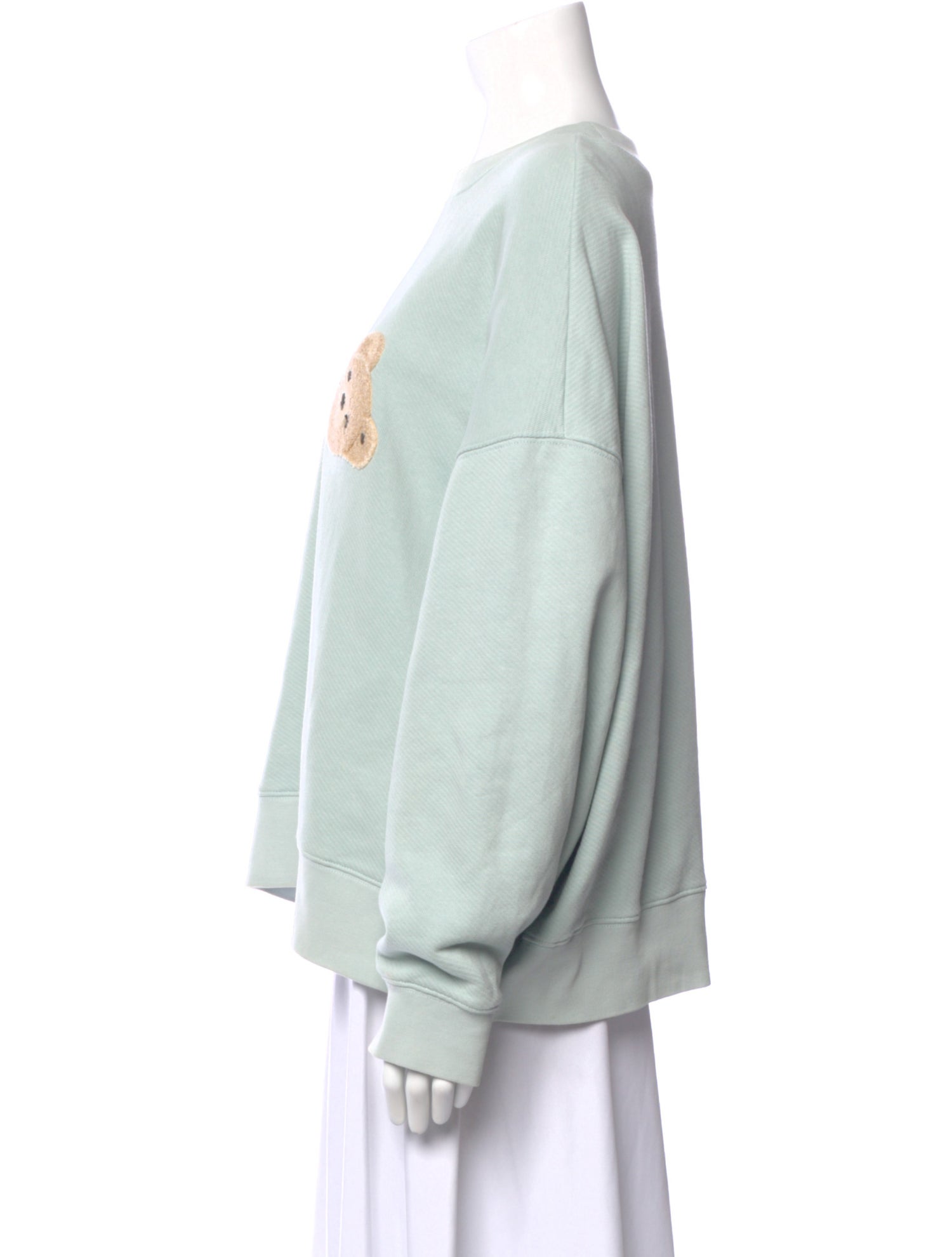 Palm Angels Graphic Print Crew Neck Sweatshirt