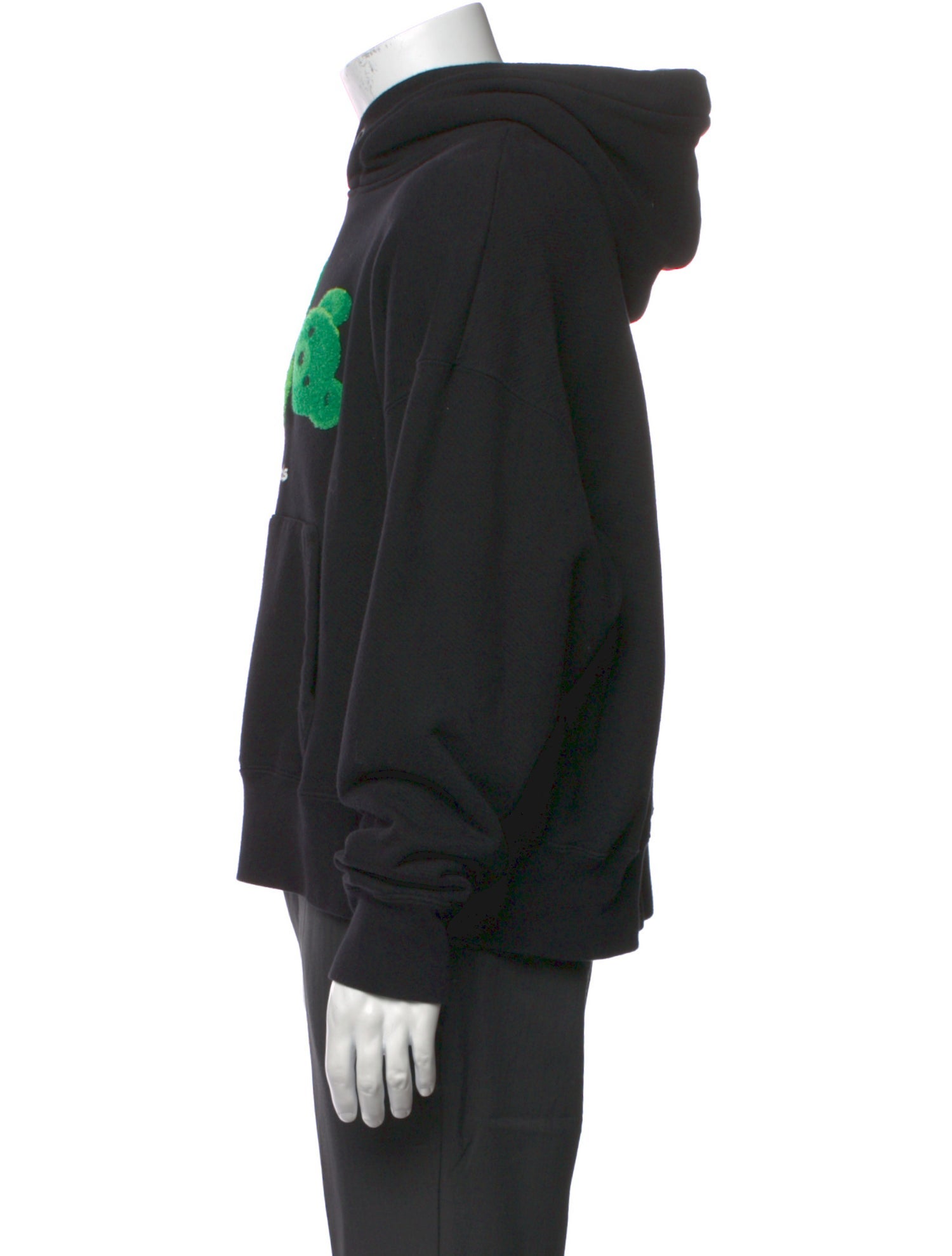 Palm Angels Graphic Print Crew Neck Hoodie