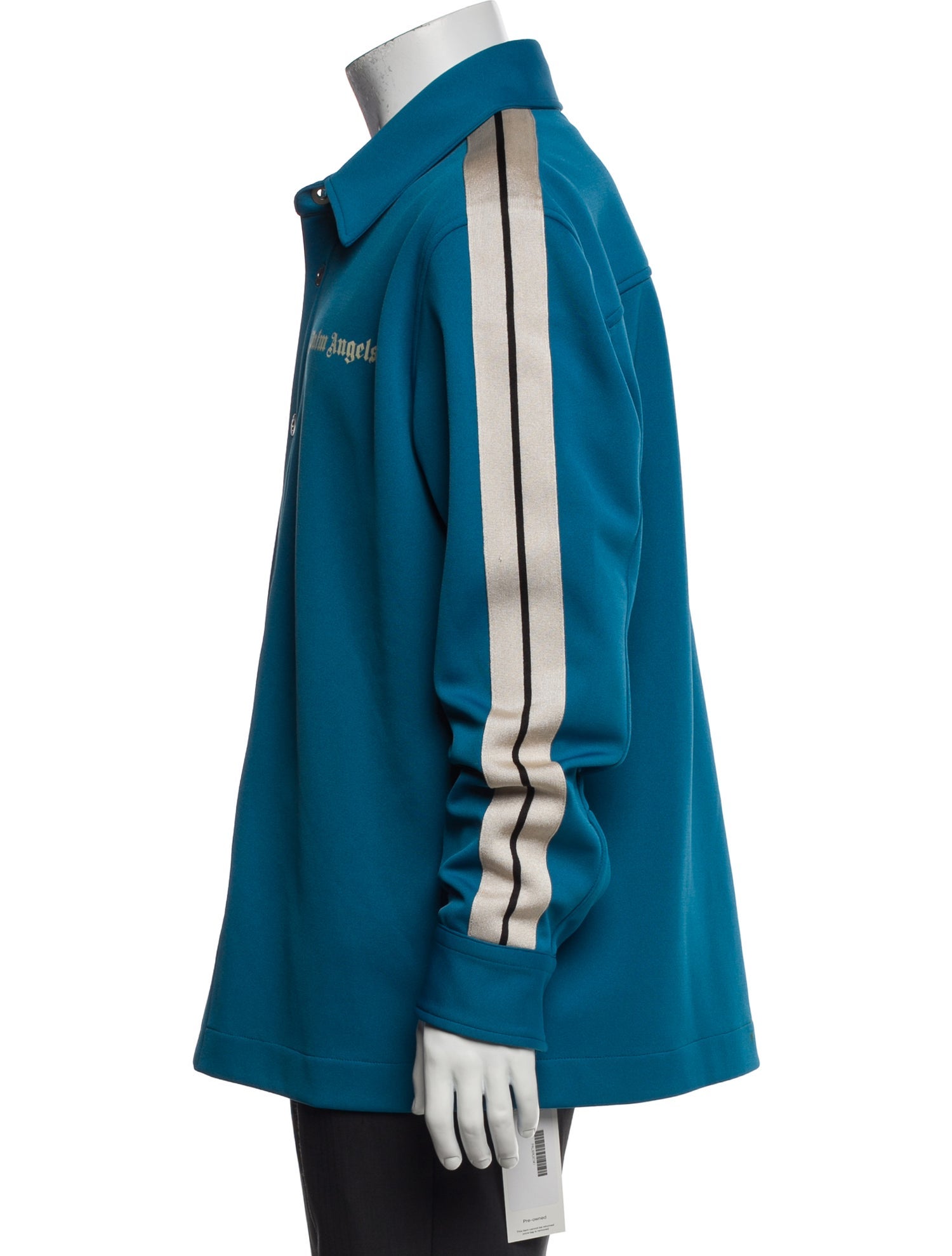 Palm Angels Long Sleeve Denim Shirt