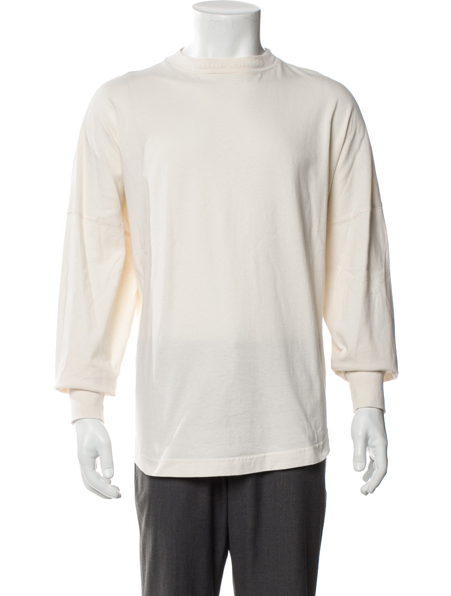 Palm Angels Mock Neck Long Sleeve T-Shirt