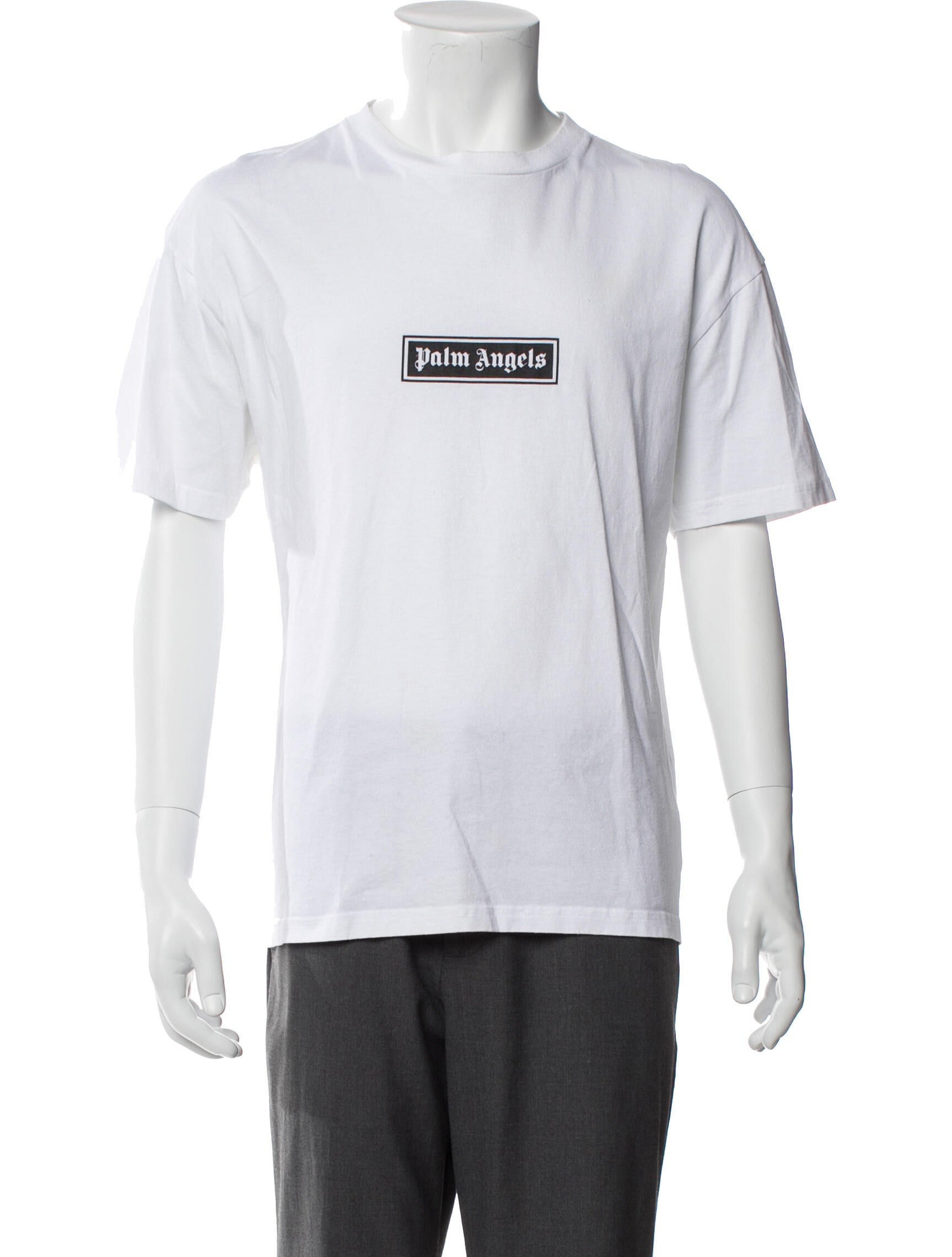 Palm Angels Graphic Print Crew Neck T-Shirt
