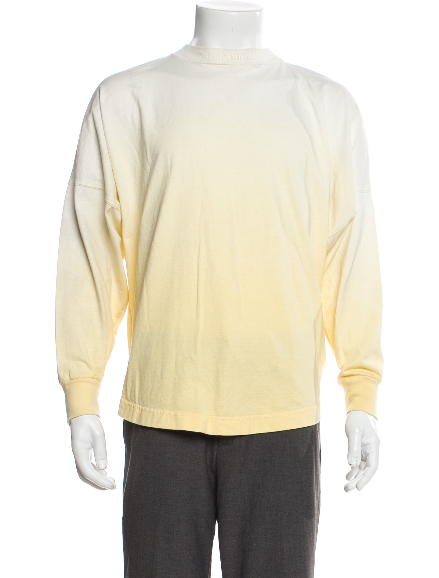 Palm Angels Mock Neck Long Sleeve T-Shirt