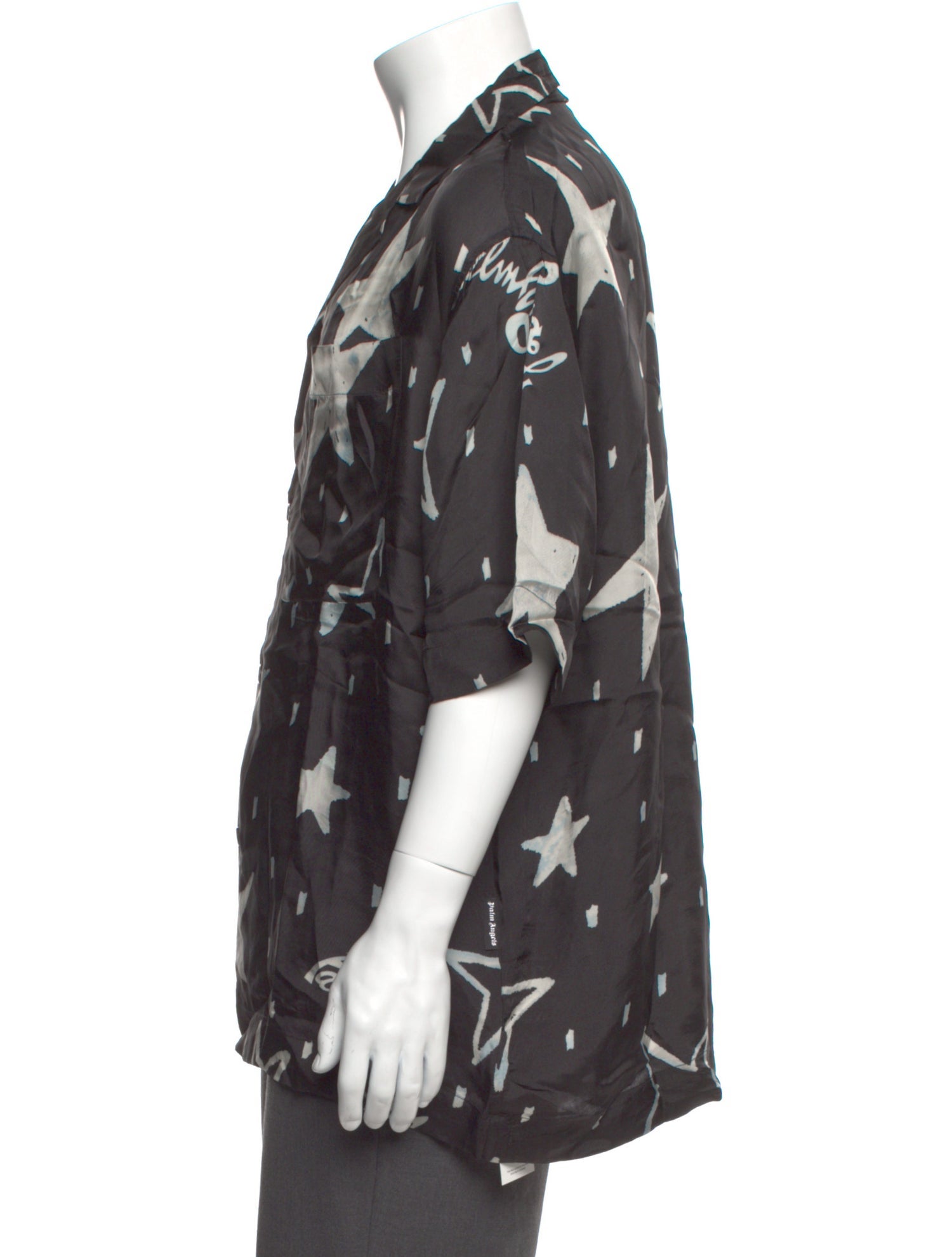 Palm Angels Printed Short Sleeve Shirt