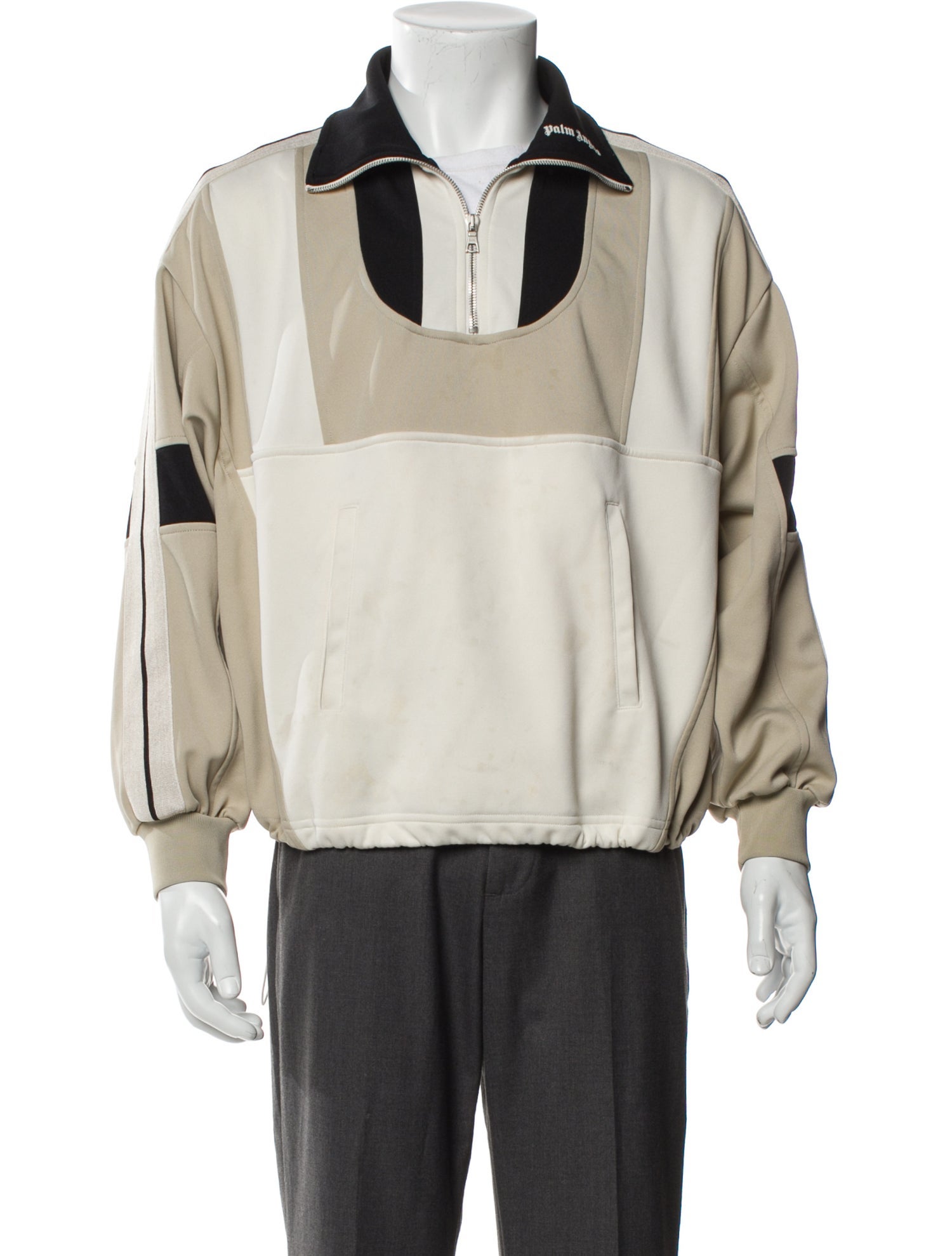 Palm Angels Colorblock Pattern Windbreaker