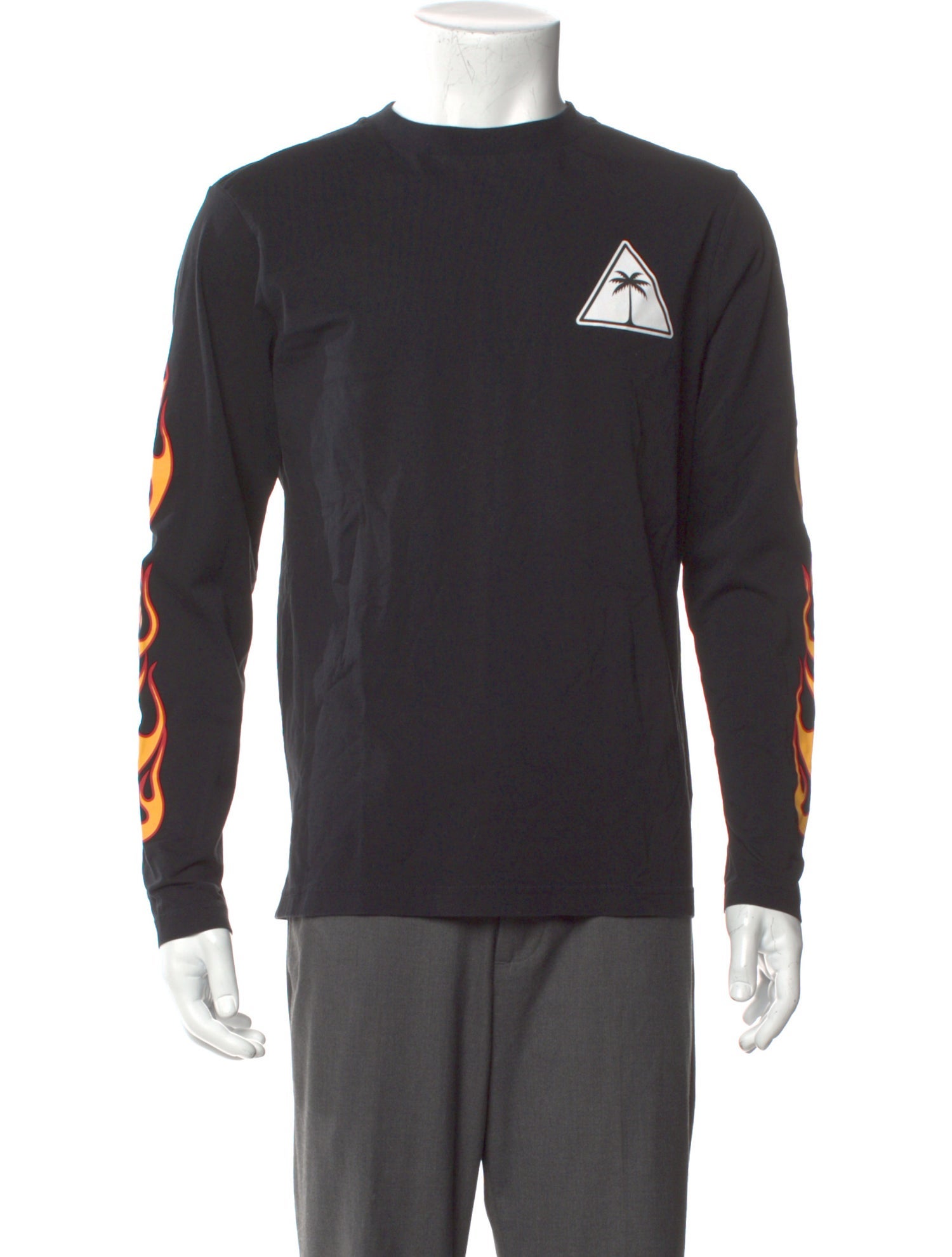 Palm Angels Graphic Print Crew Neck T-Shirt