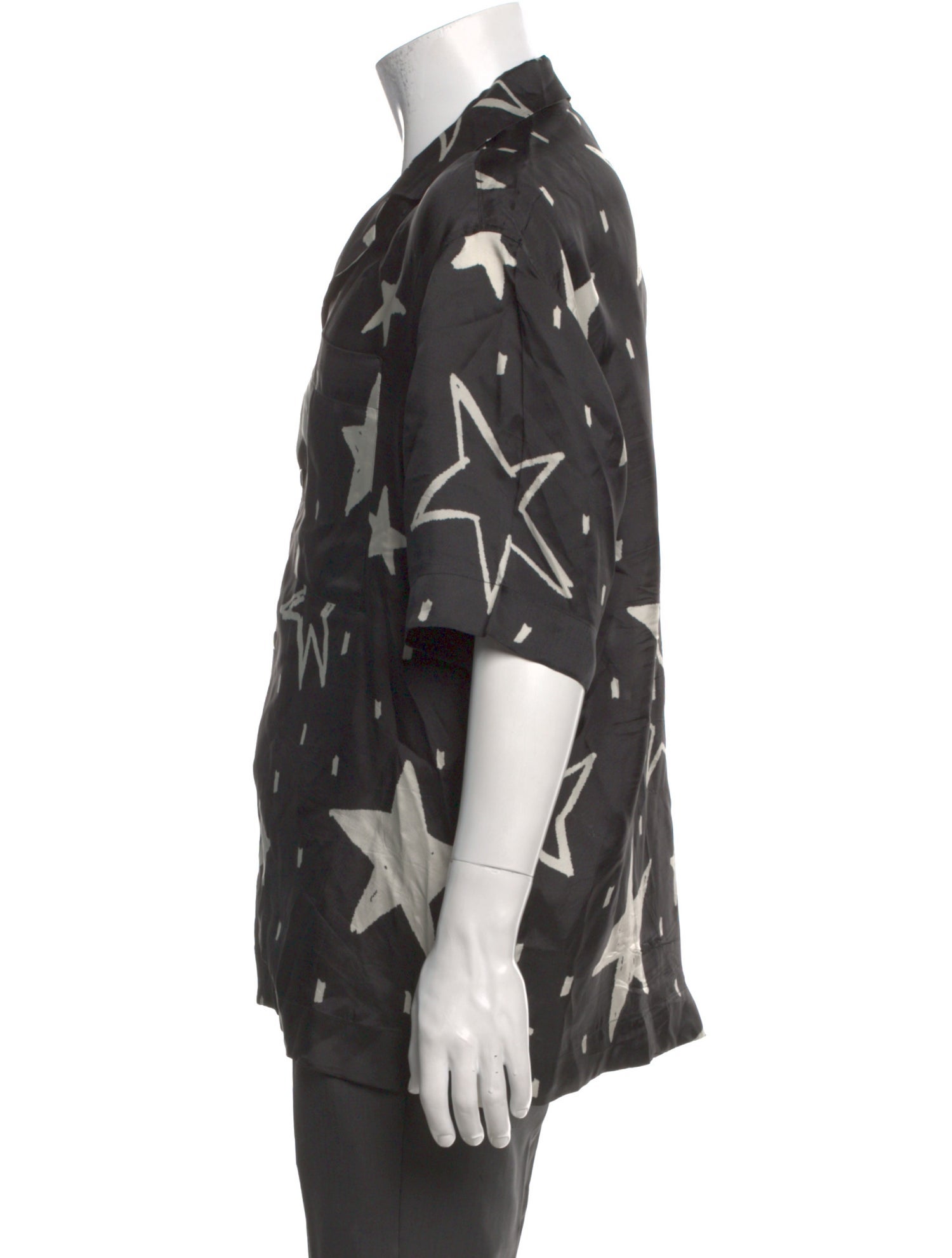 Palm Angels Printed Short Sleeve Shirt