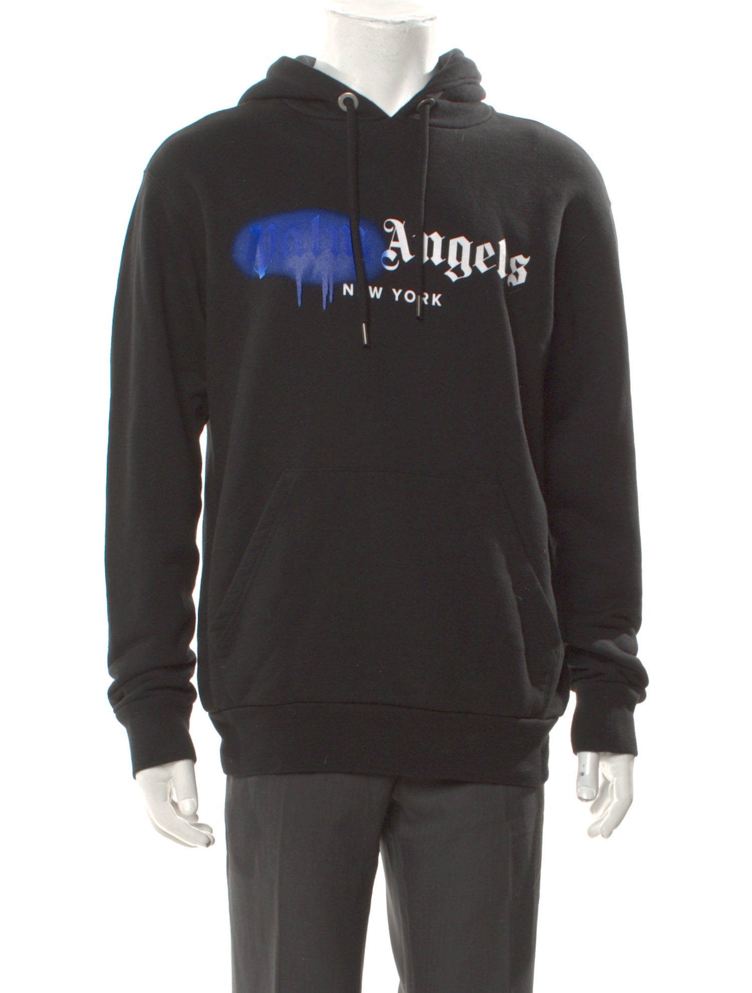 Palm Angels Graphic Print Crew Neck Hoodie