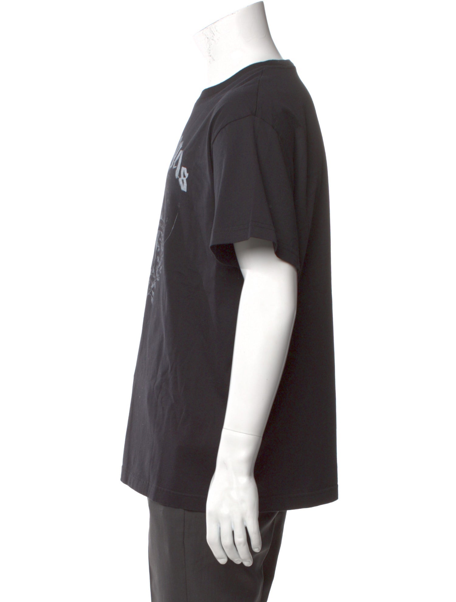 Palm Angels Graphic Print Crew Neck T-Shirt