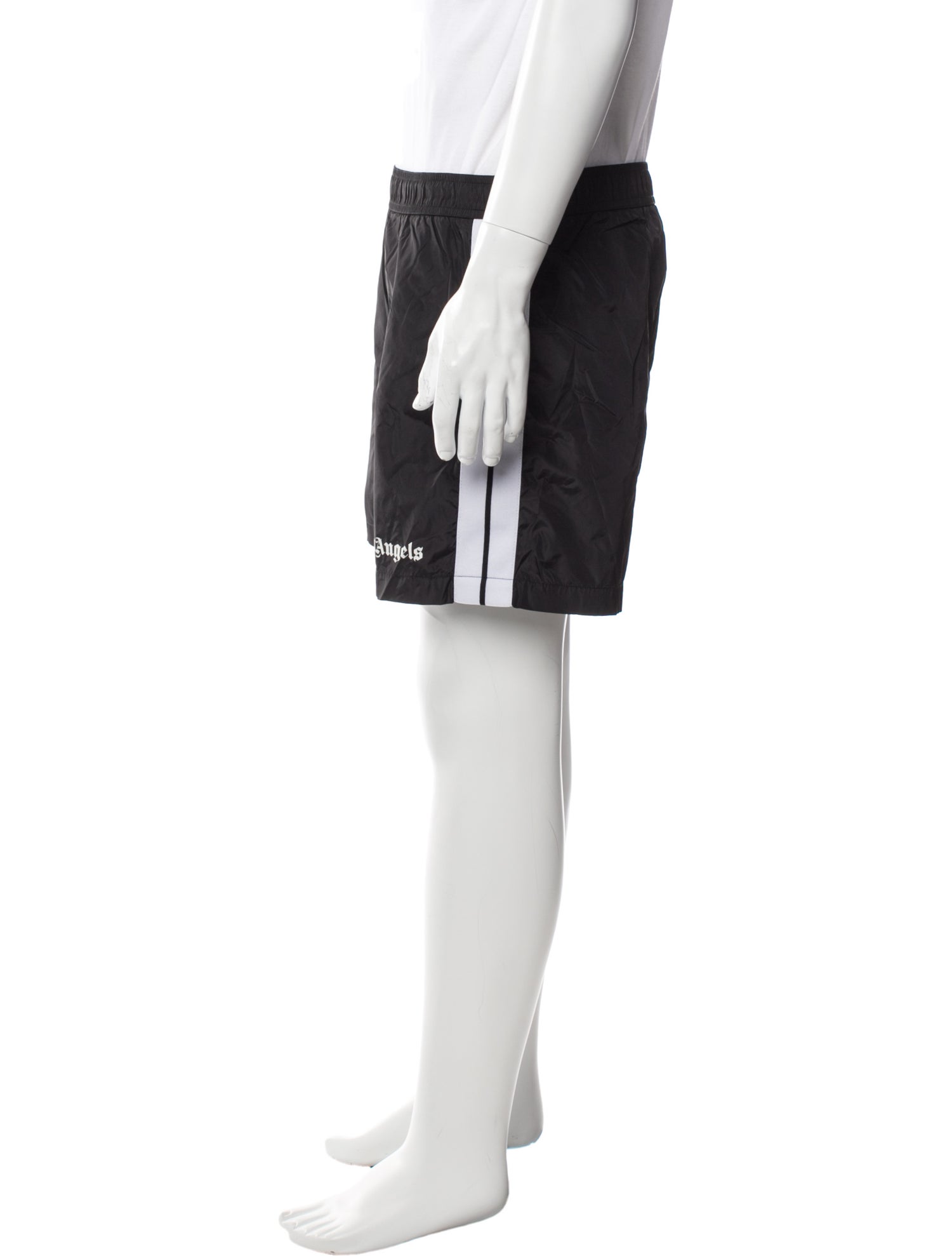 Palm Angels Grosgrain Trim Swim Trunks