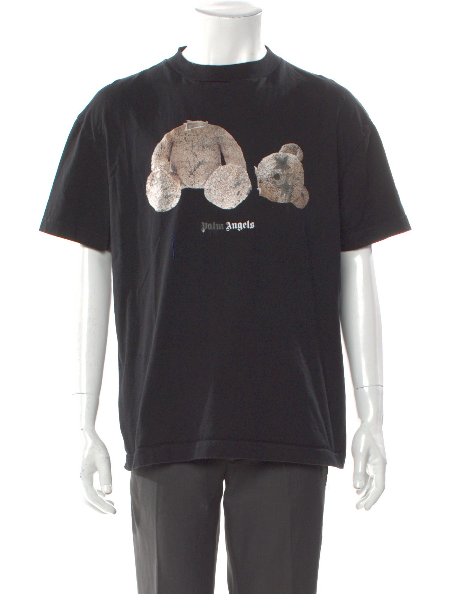 Palm Angels Graphic Print Crew Neck T-Shirt