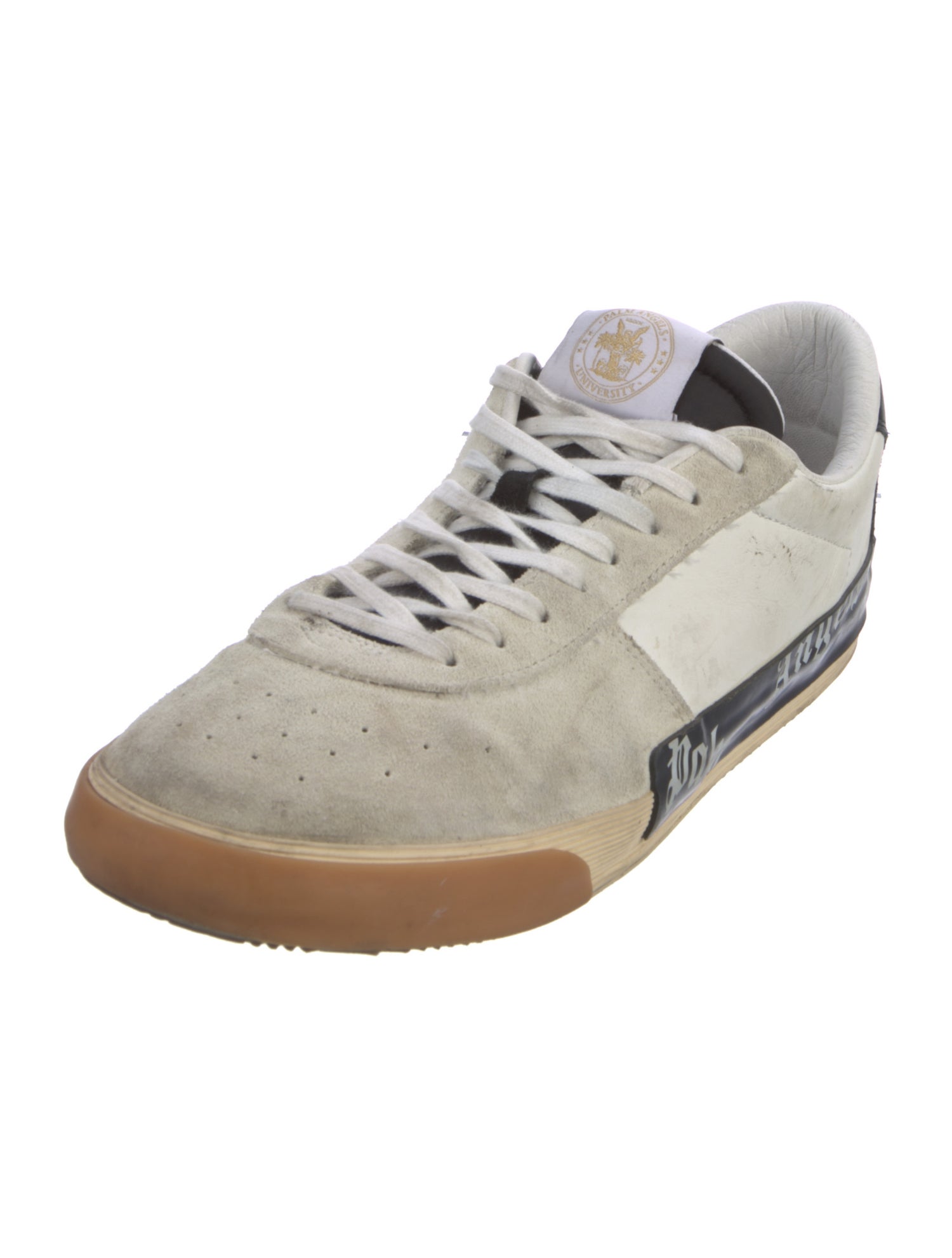 Palm Angels Leather Patterned Sneakers