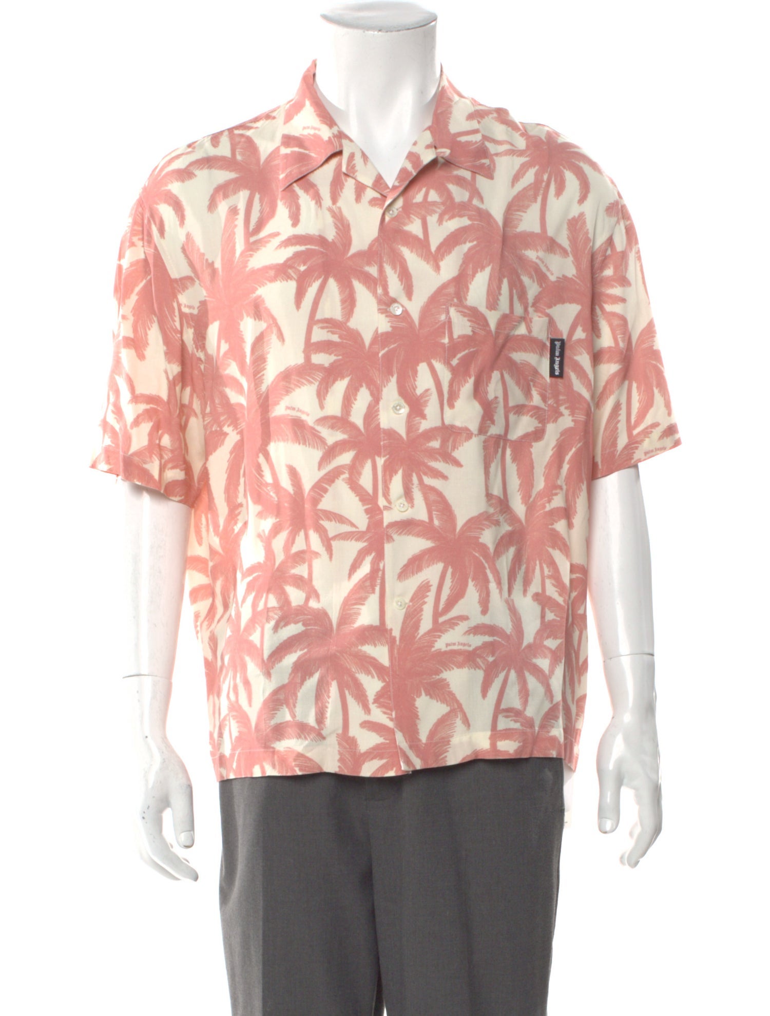 Palm Angels Graphic Print Short Sleeve Shirt