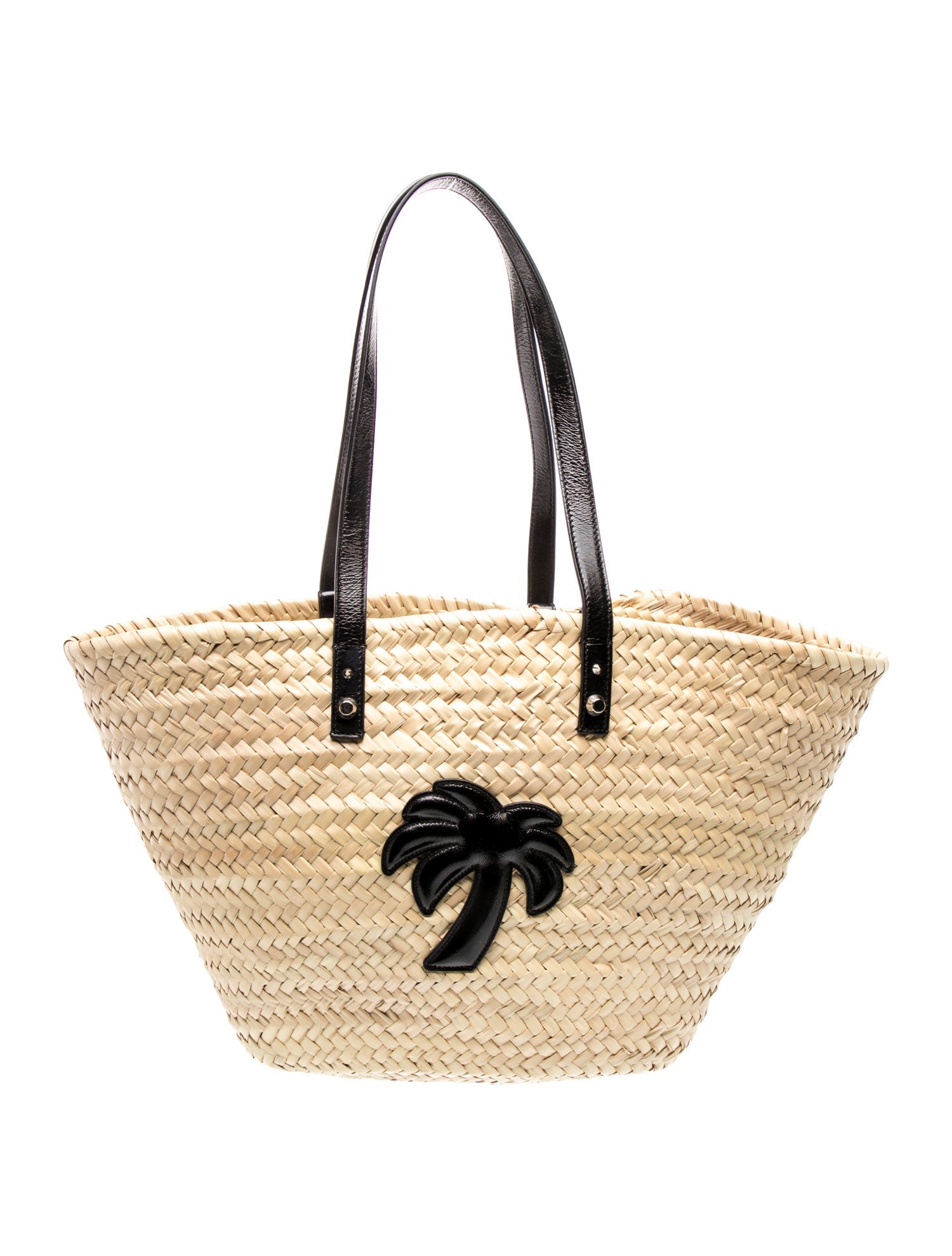 Palm Angels Straw Bucket Bag