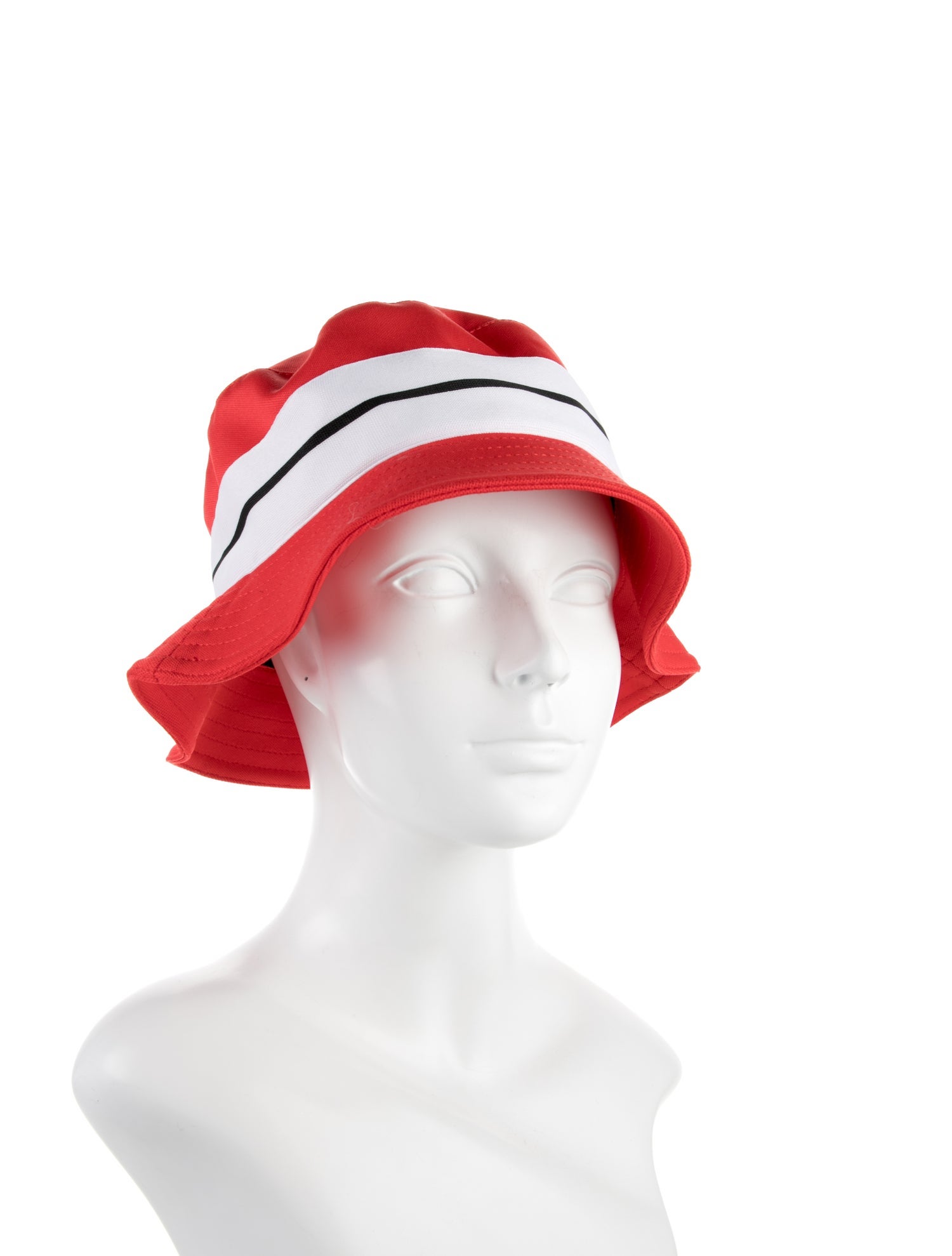 Palm Angels Striped Bucket Hat