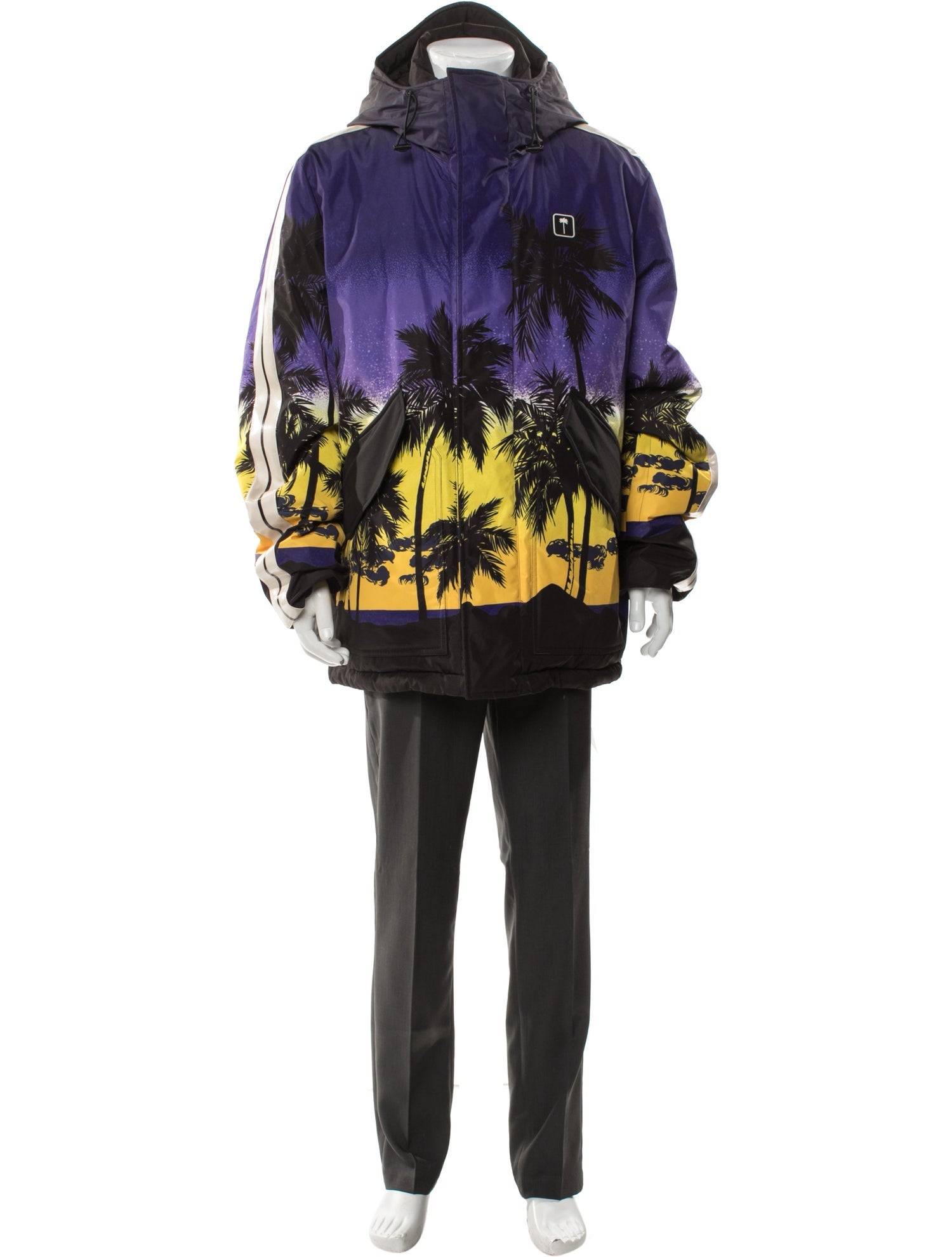 Palm Angels Printed Parka w/ Tags