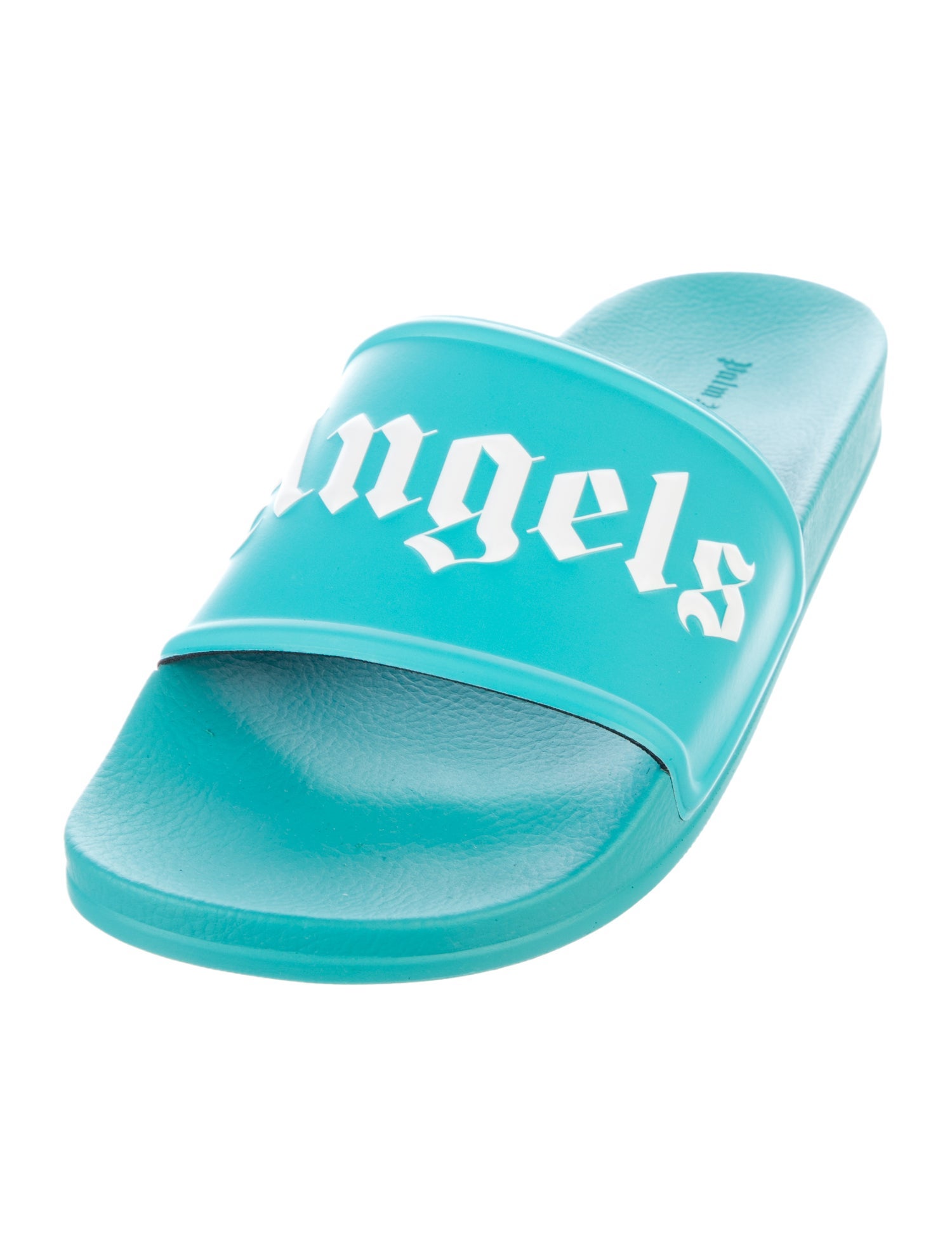 Palm Angels Rubber Slides - Blue Sandals, Shoes - PALMA36906 | The