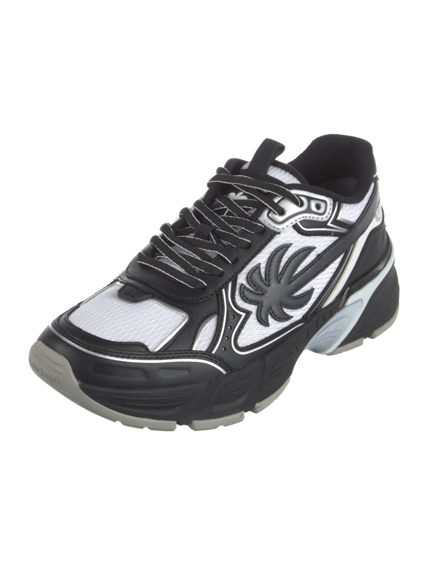 Palm Angels Suede Graphic Print Athletic Sneakers w/ Tags