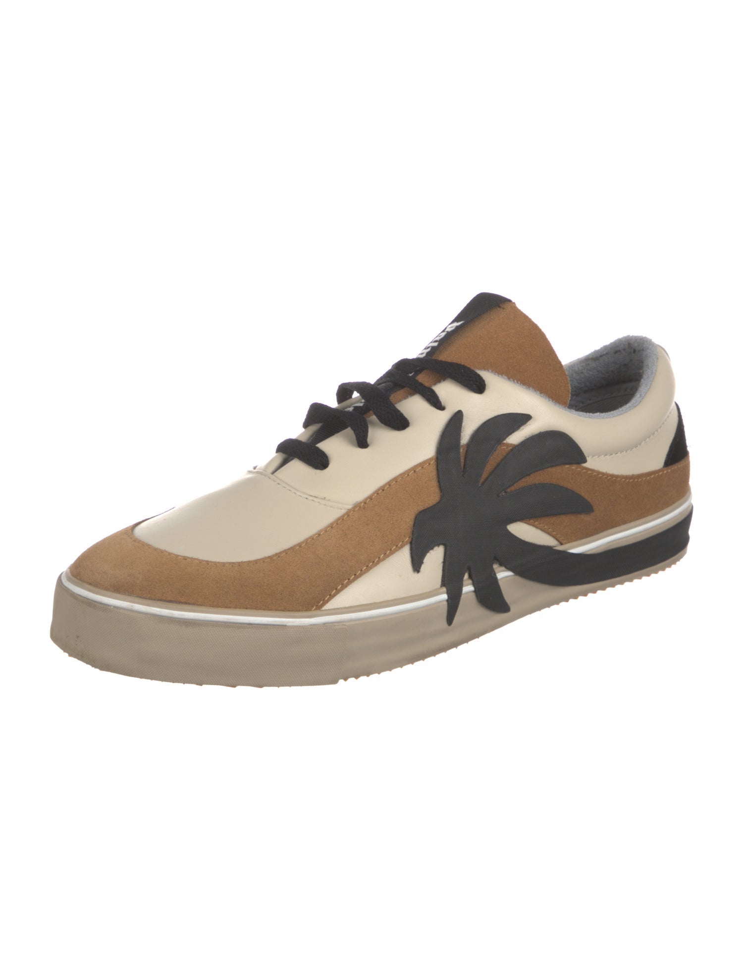 Palm Angels Leather Printed Sneakers