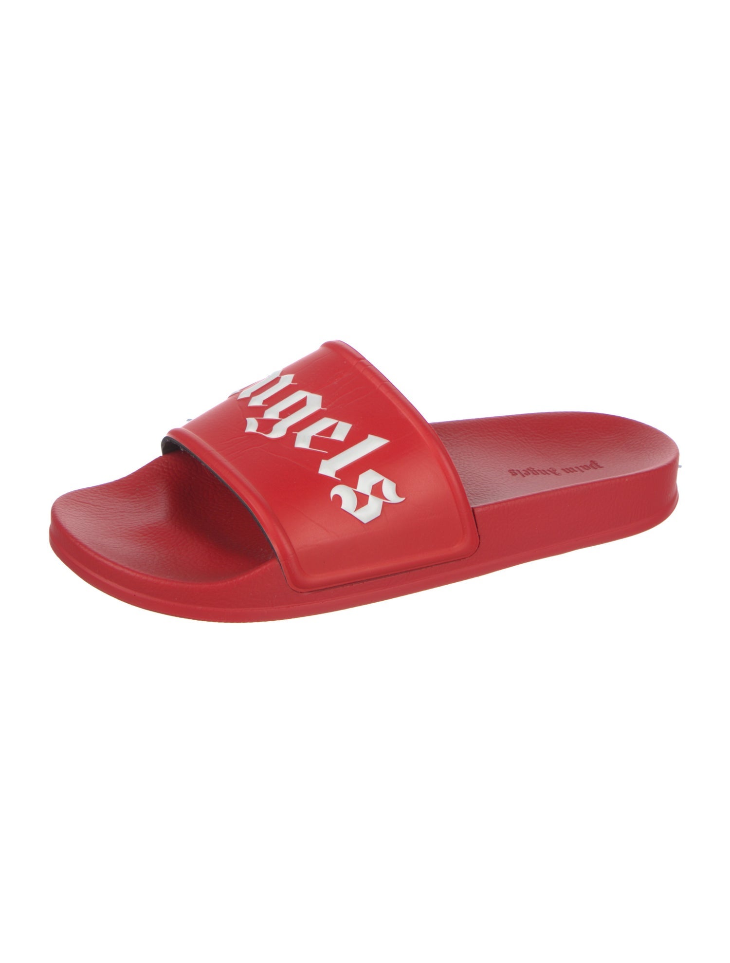 Palm Angels Rubber Graphic Print Slides