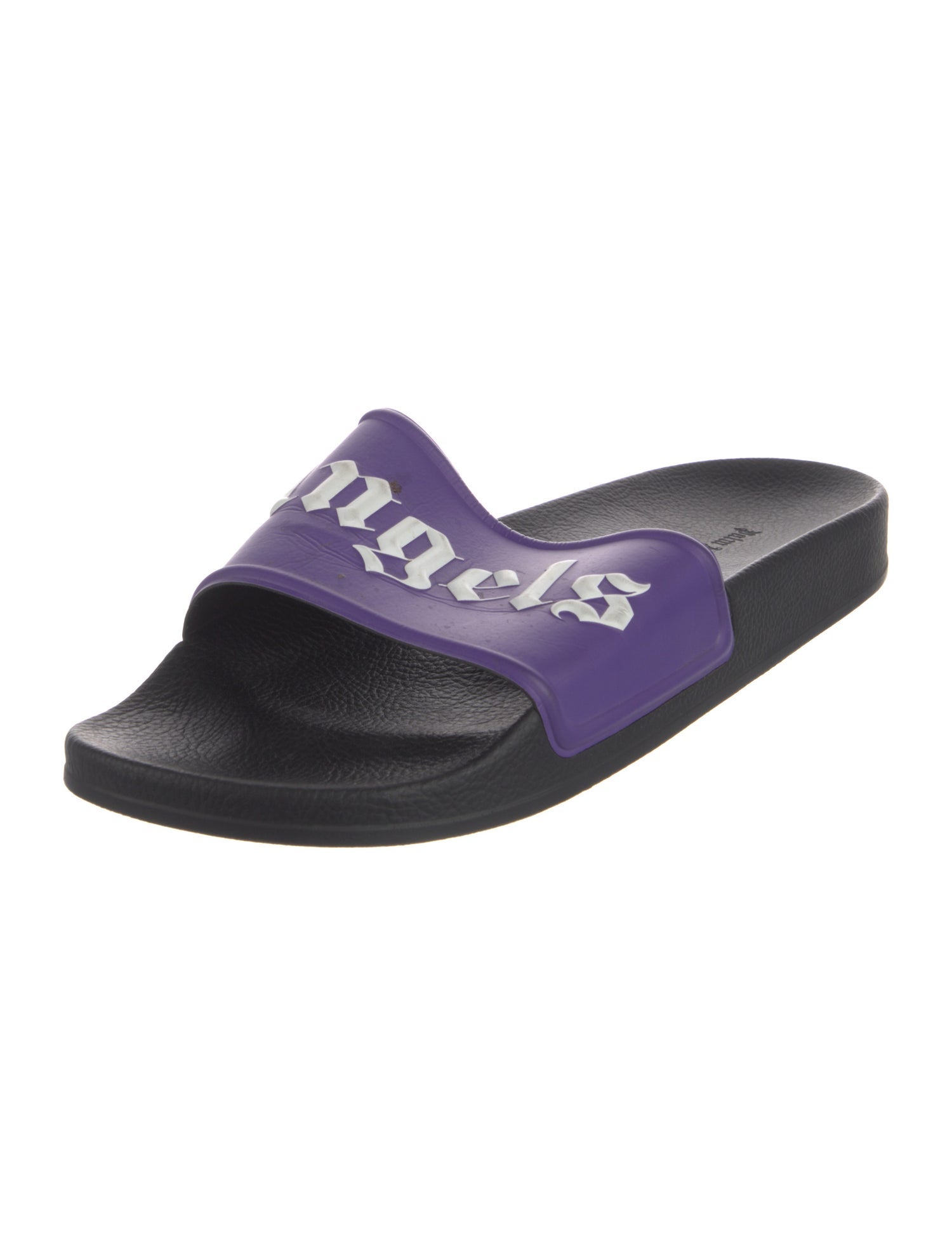 Palm Angels Rubber Graphic Print Slides