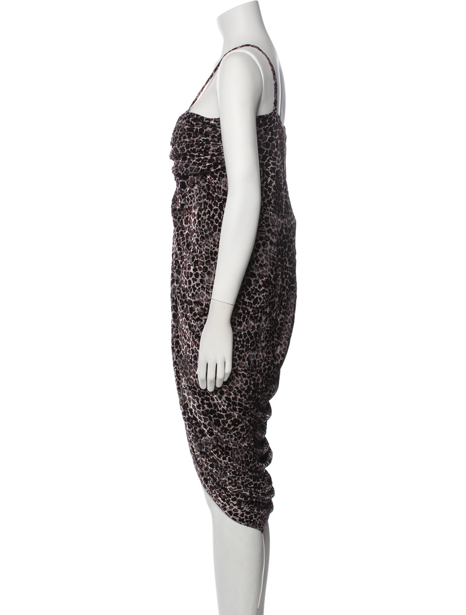 Palomo Spain Printed Long Dress