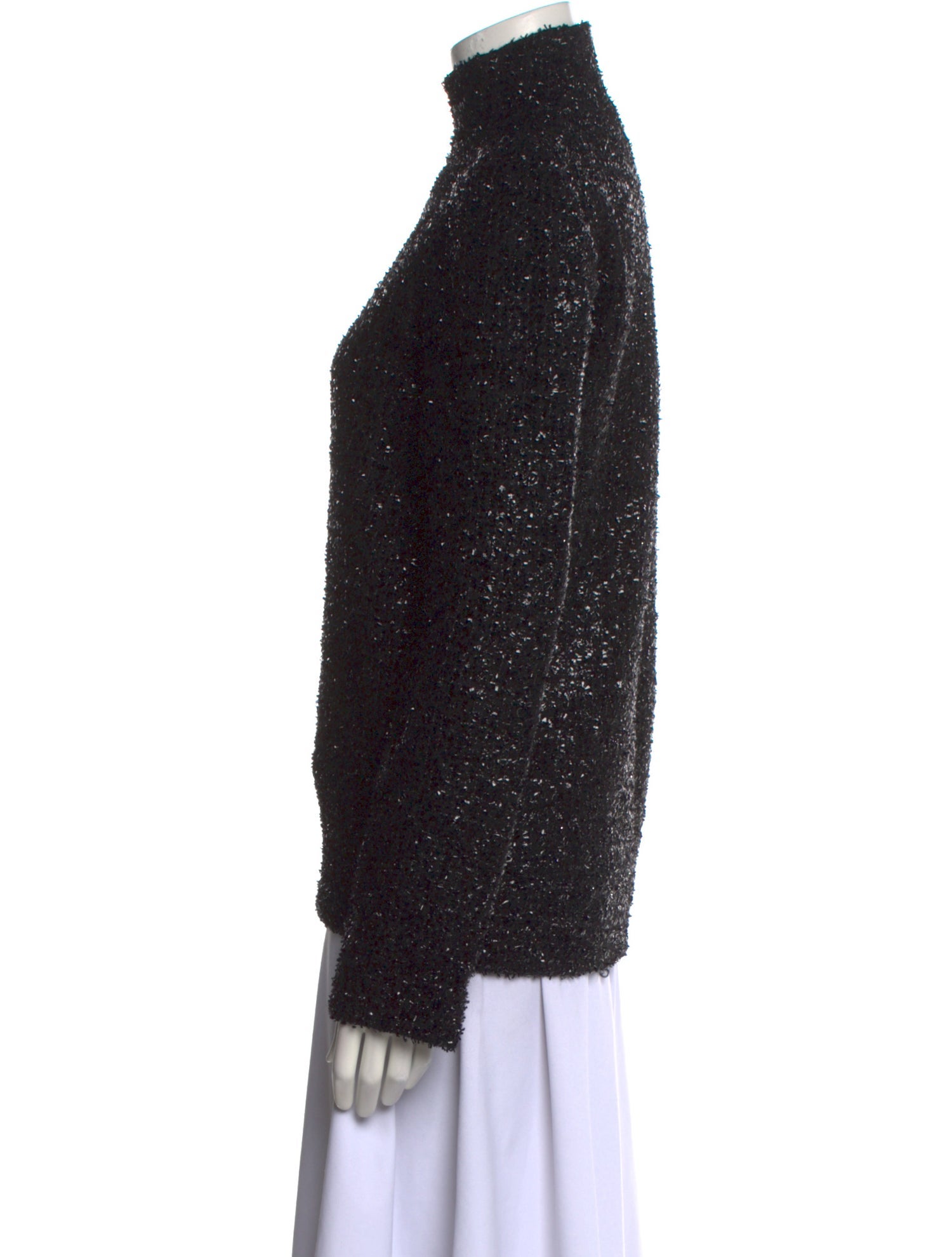 Palomo Spain Wool Turtleneck Sweatshirt