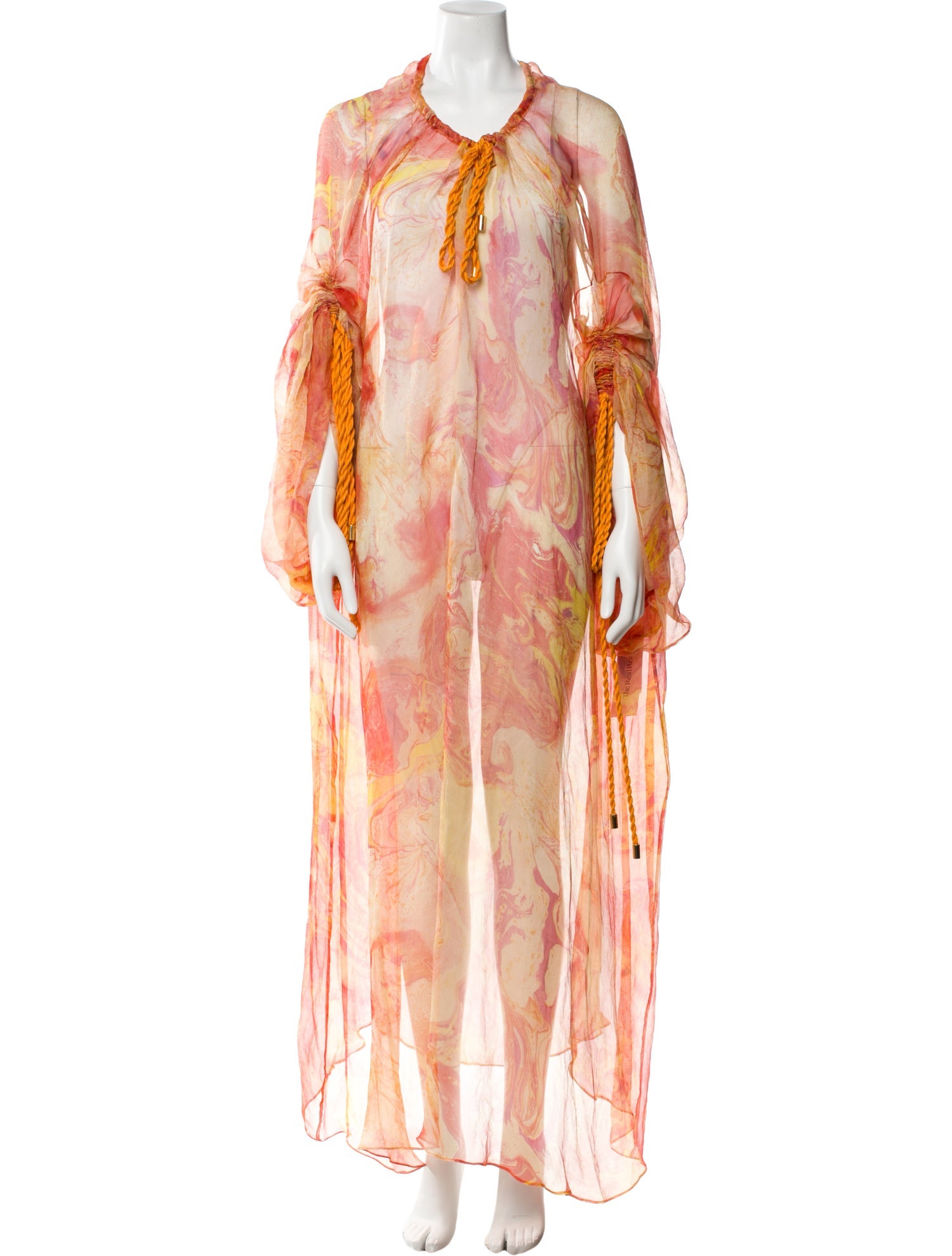 Palomo Spain Silk Long Dress