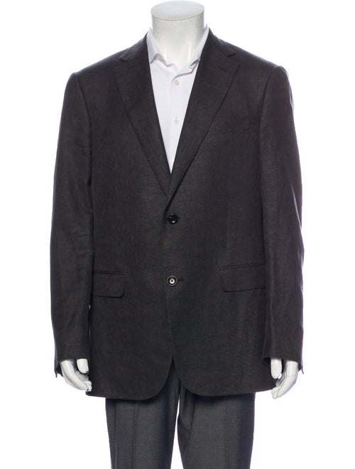 Pal Zileri Linen Blazer Purple