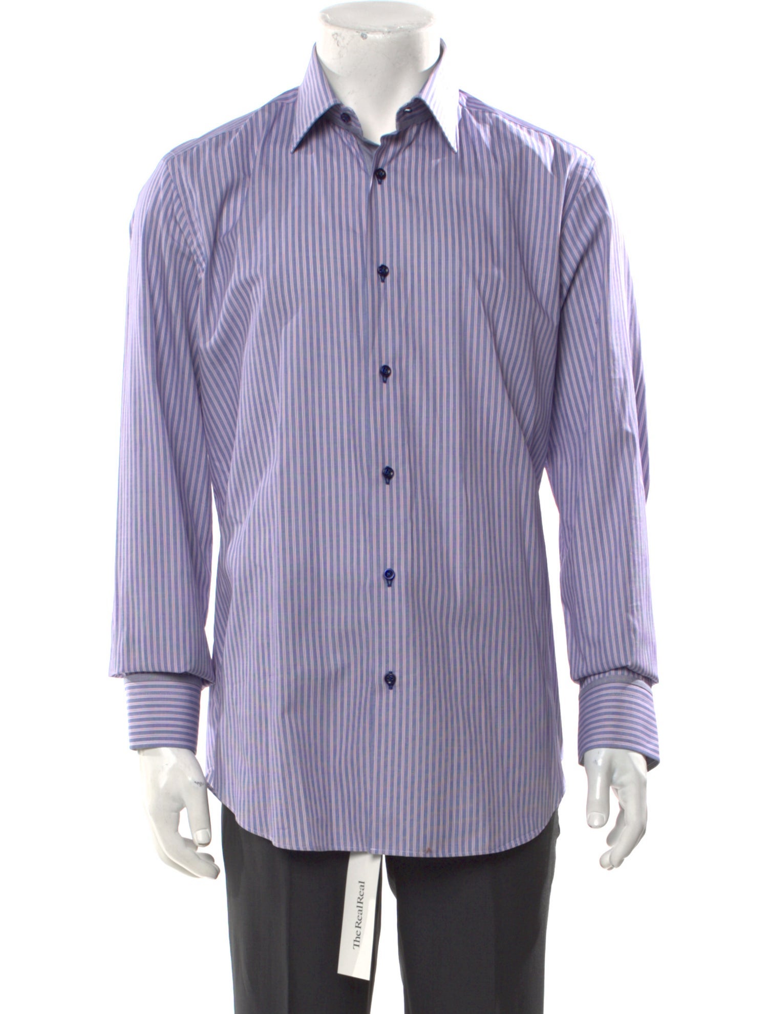 Pal Zileri Striped Long Sleeve Shirt