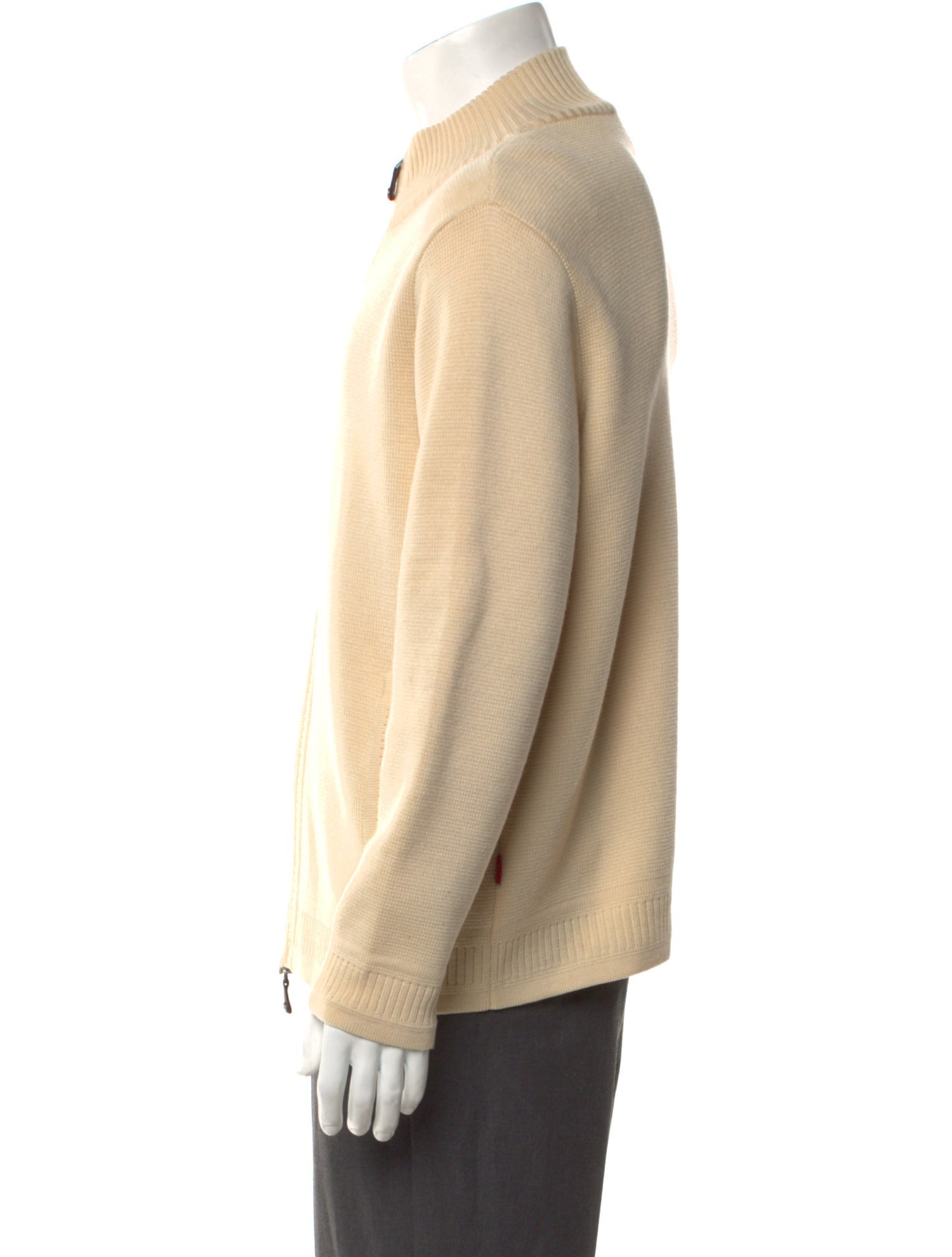Pal Zileri Mock Neck Long Sleeve Cardigan