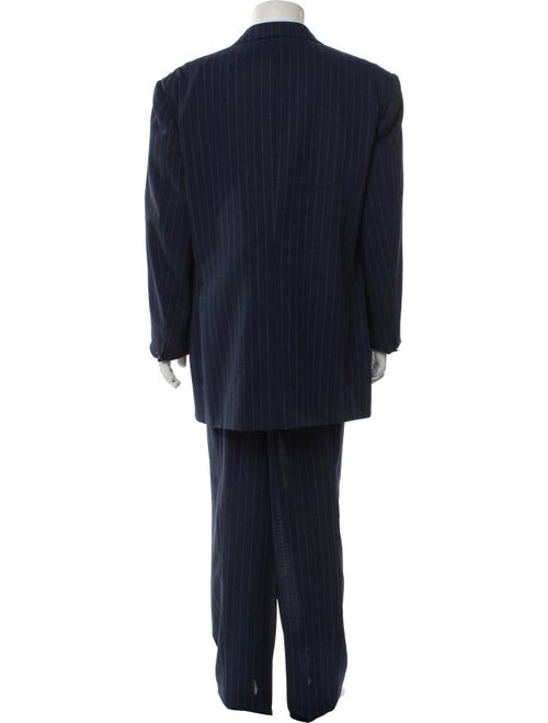 Pal Zileri Virgin Wool Striped Three-Piece Suit