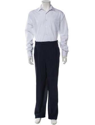 Pal Zileri Virgin Wool Striped Three-Piece Suit
