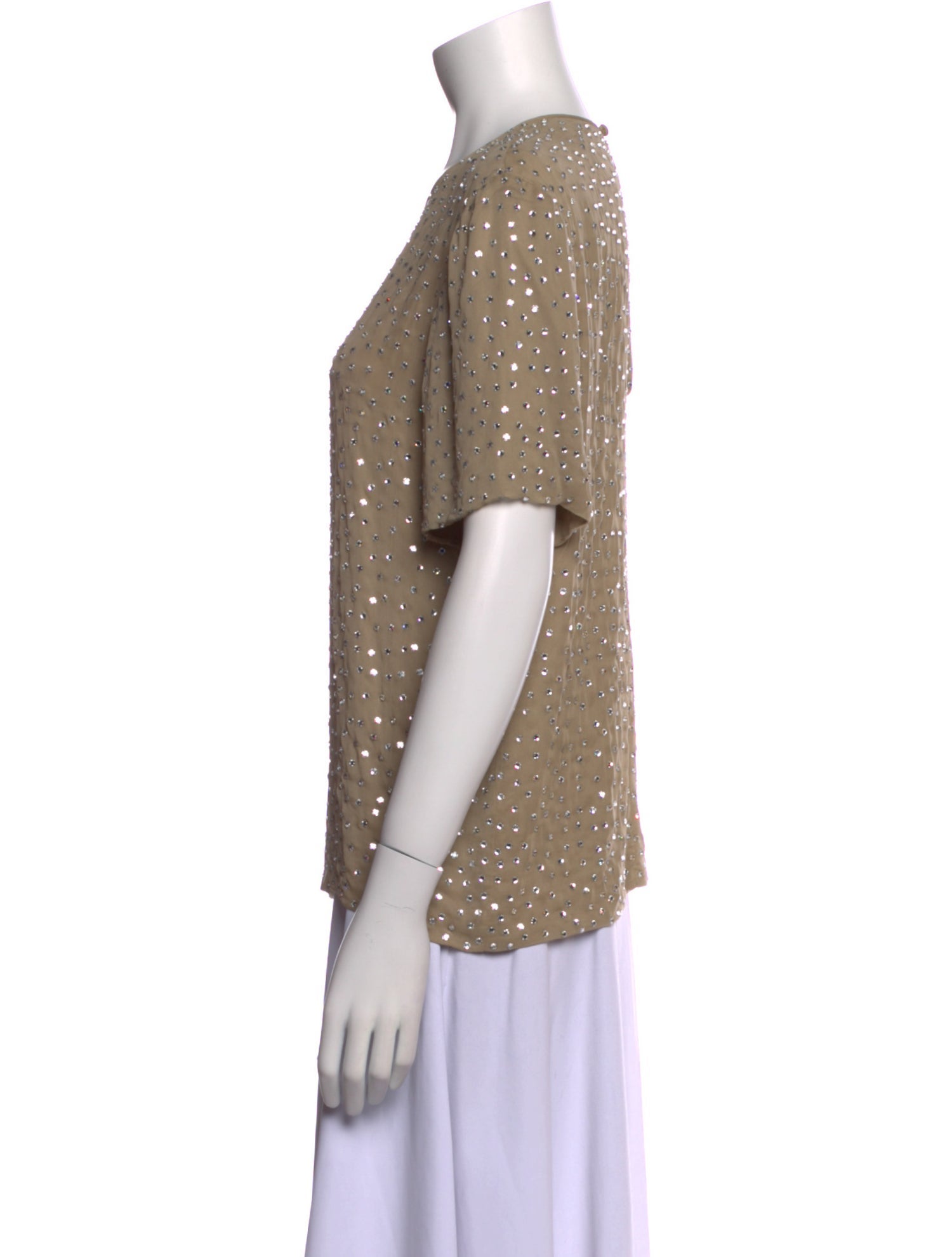 Pamela Dennis Crew Neck Short Sleeve T-Shirt