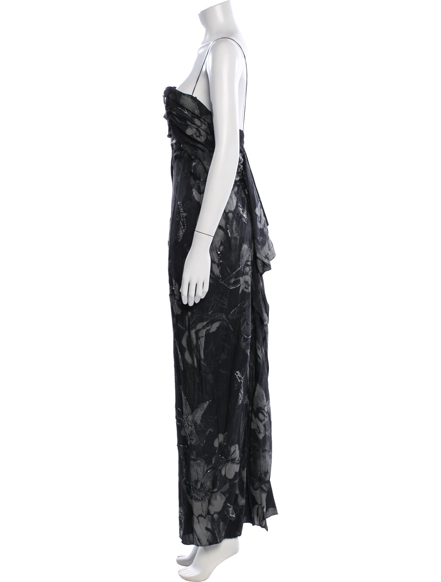 Pamela Dennis Silk Long Dress