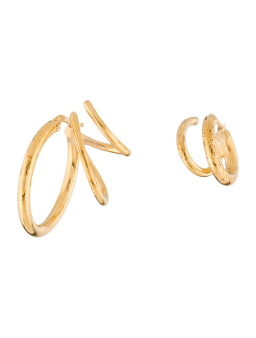 Panconesi Hoop Earrings Gold