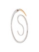 Panconesi Two-Tone Spina Upside Down Hoop Earring
