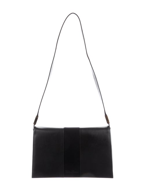 Paloma Picasso Leather Shoulder Bag Black