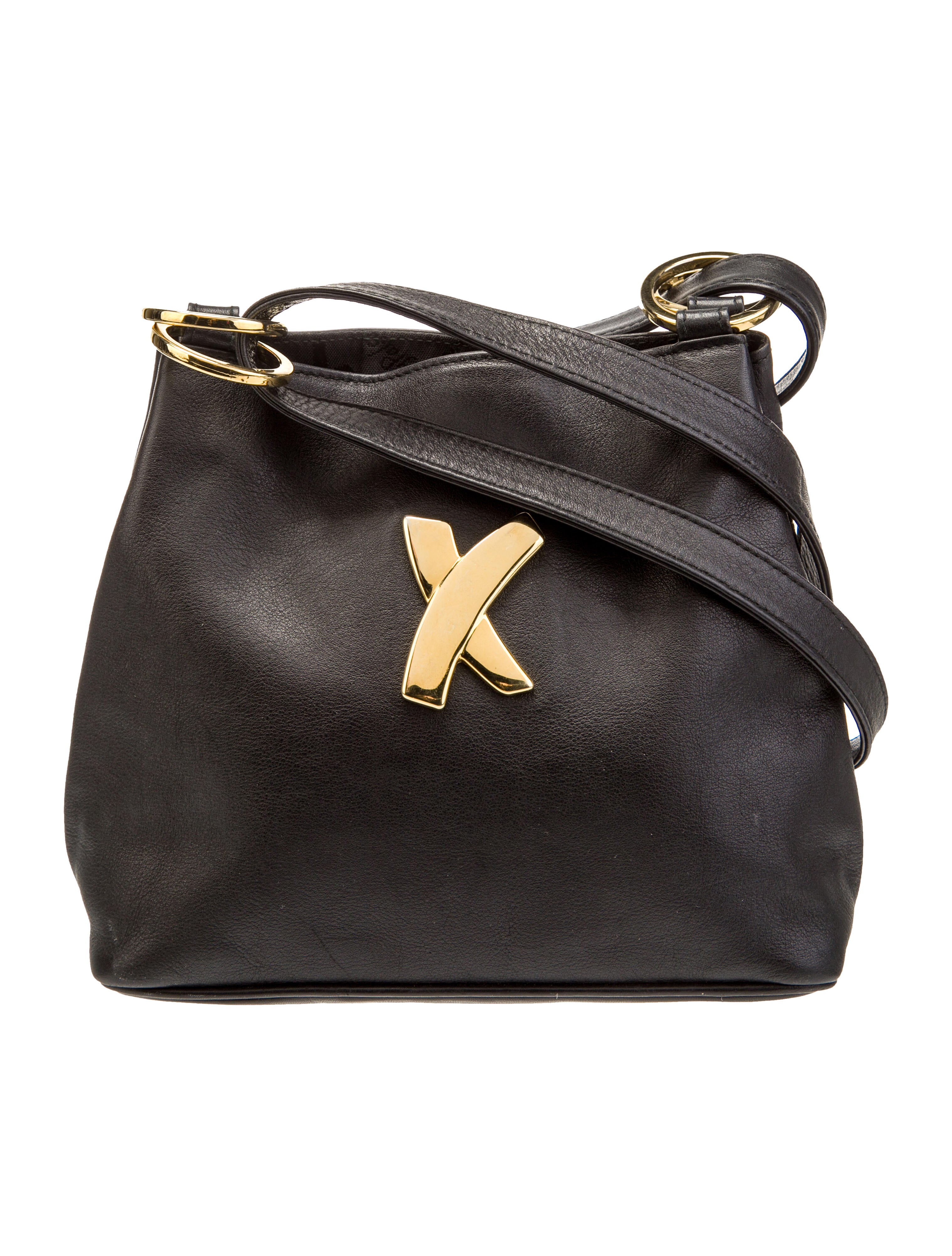 Paloma Picasso Leather Crossbody Bag Black Crossbody Bags, Handbags